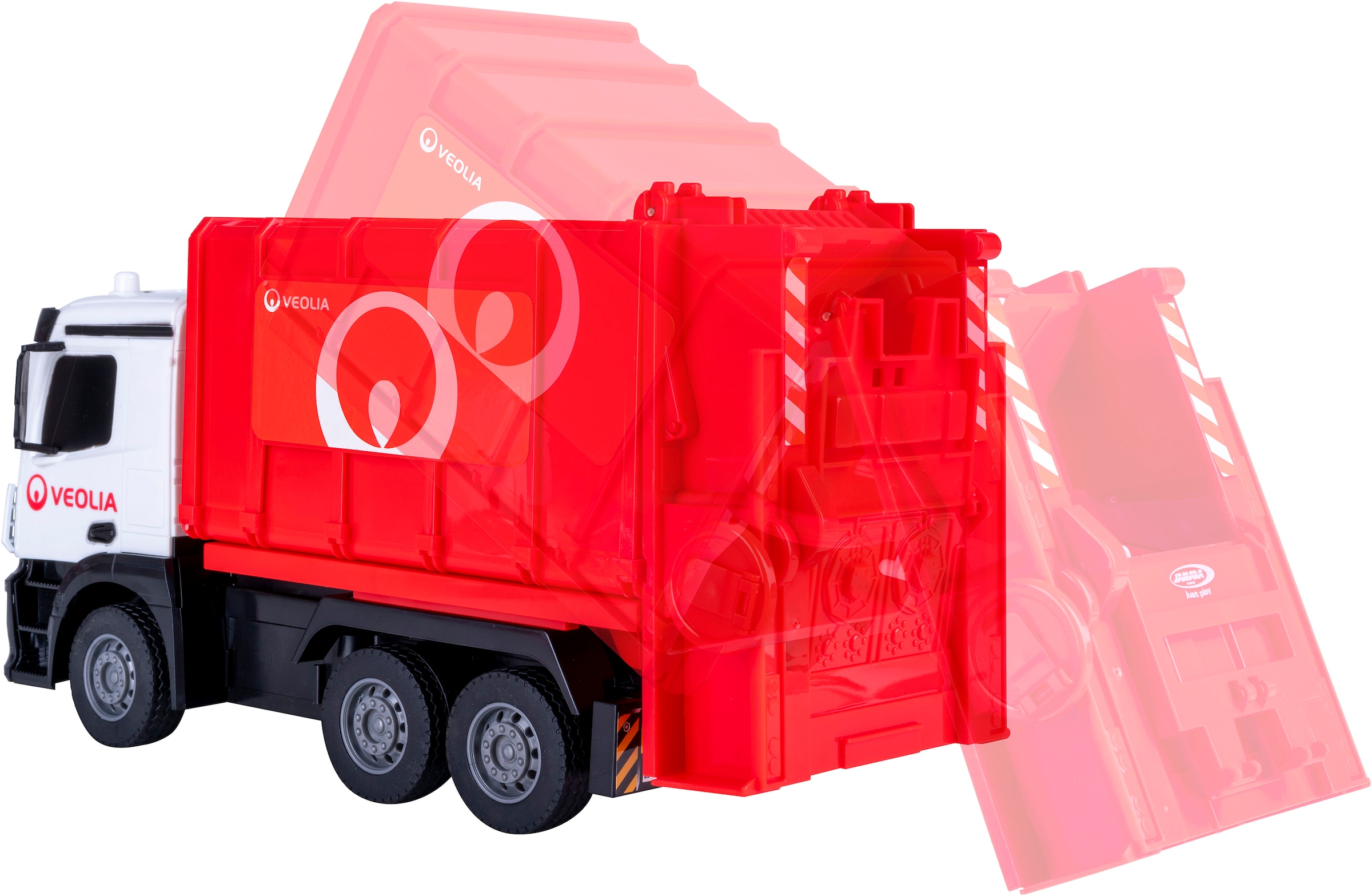 Jamara RC-LKW »Müllwagen Mercedes-Benz Antos 2,4GHz« LED-Licht vorne; Maßstab 1:26