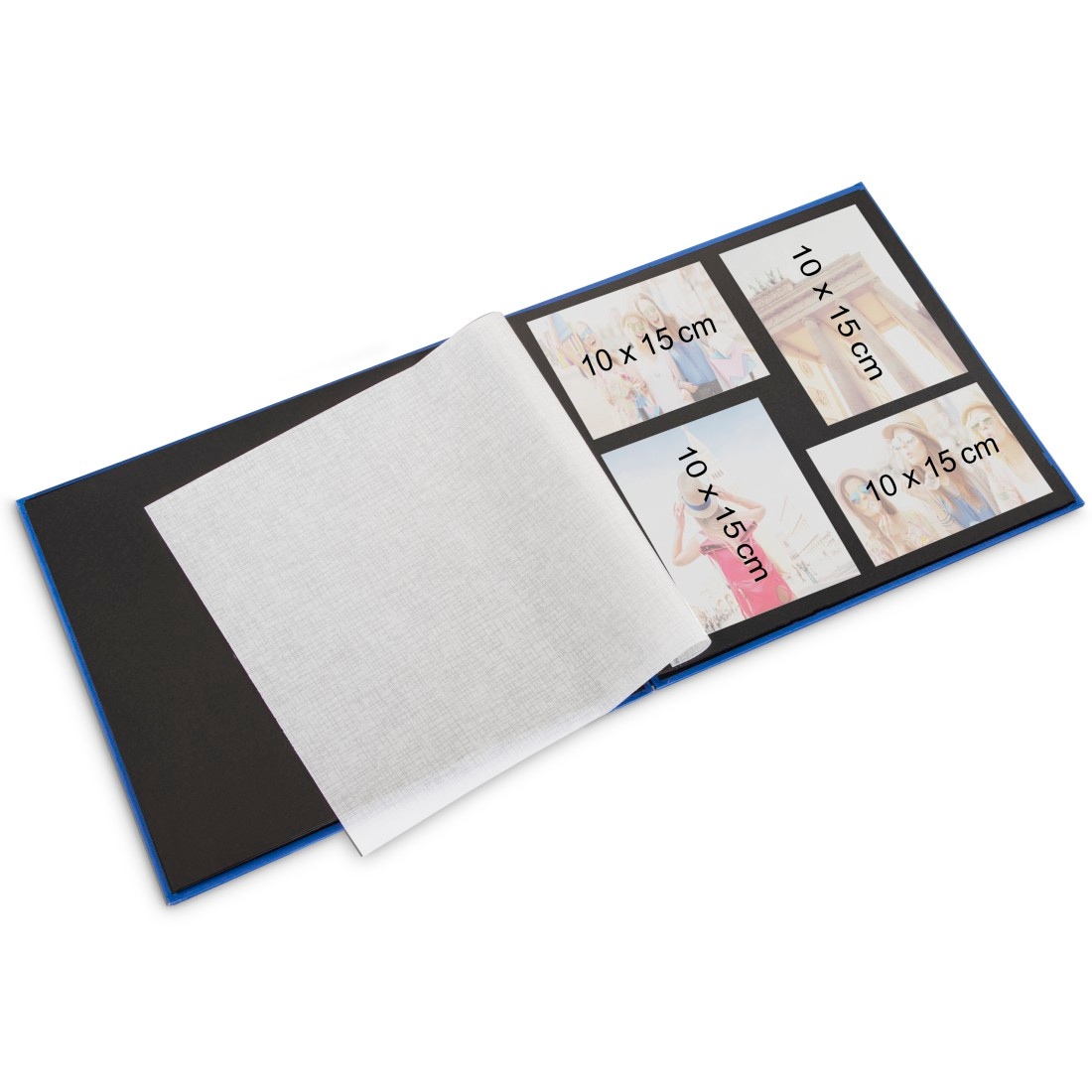 Hama Fotoalbum »Spiralalbum 36 x 32 cm, 50 Seiten, Fotoalbum zum Einkleben, Schwarz«