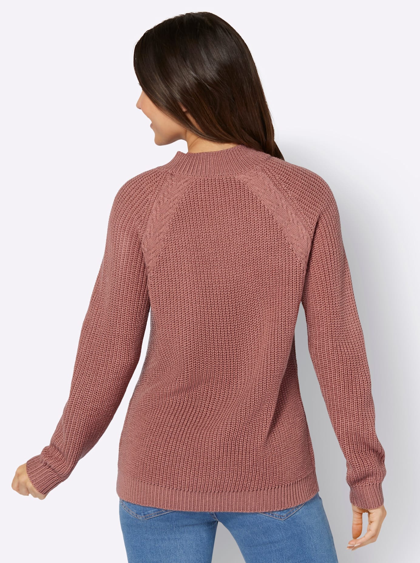 Classic Basics Stehkragenpullover "Langarm-Pullover" günstig online kaufen