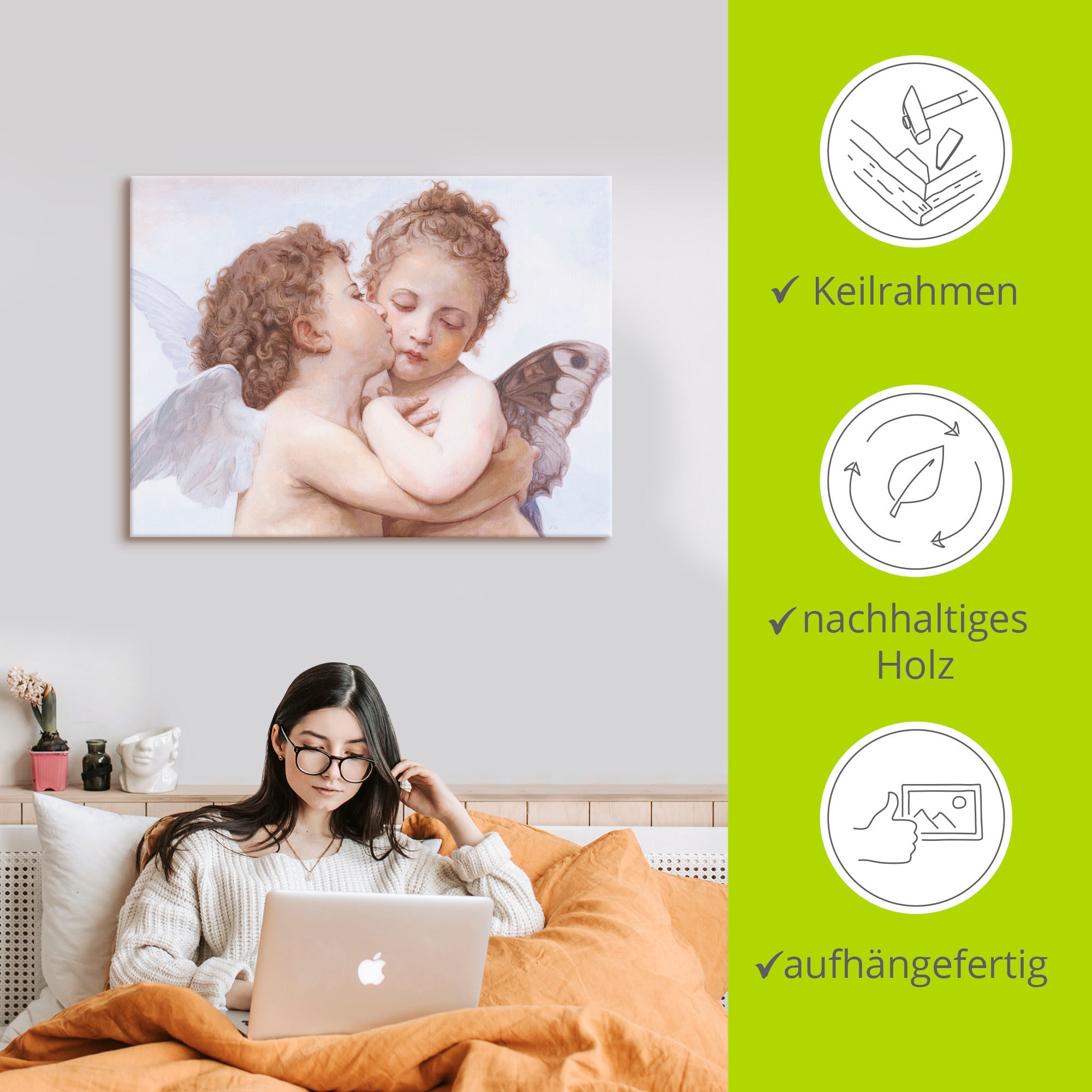 Artland Wandbild »Engel«, Spirituelle Bilder, (1 St.), als Leinwandbild, Poster, Wandaufkleber in verschied. Größen