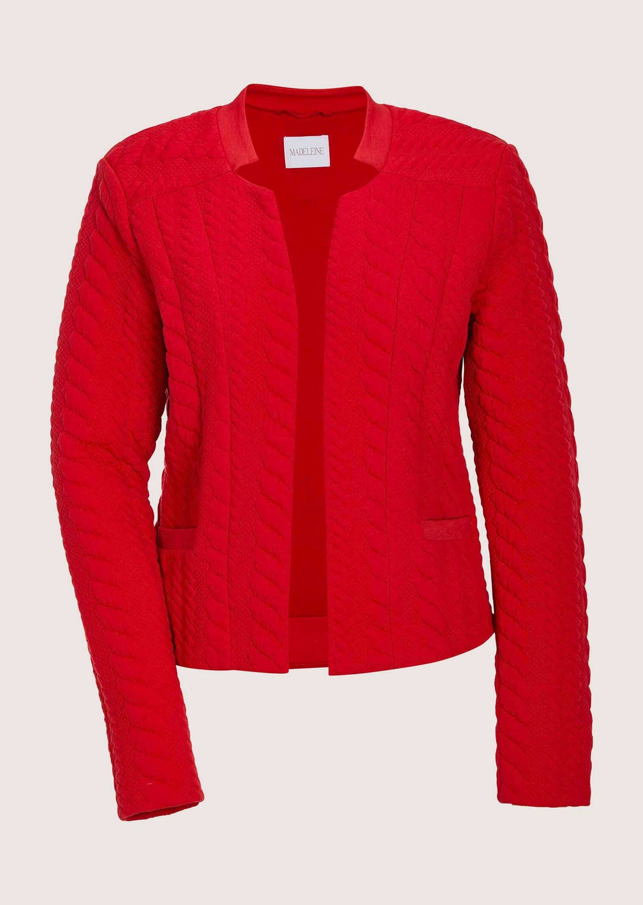 MADELEINE "Blazer Langarm Jerseyblazer mit Stehkragen"