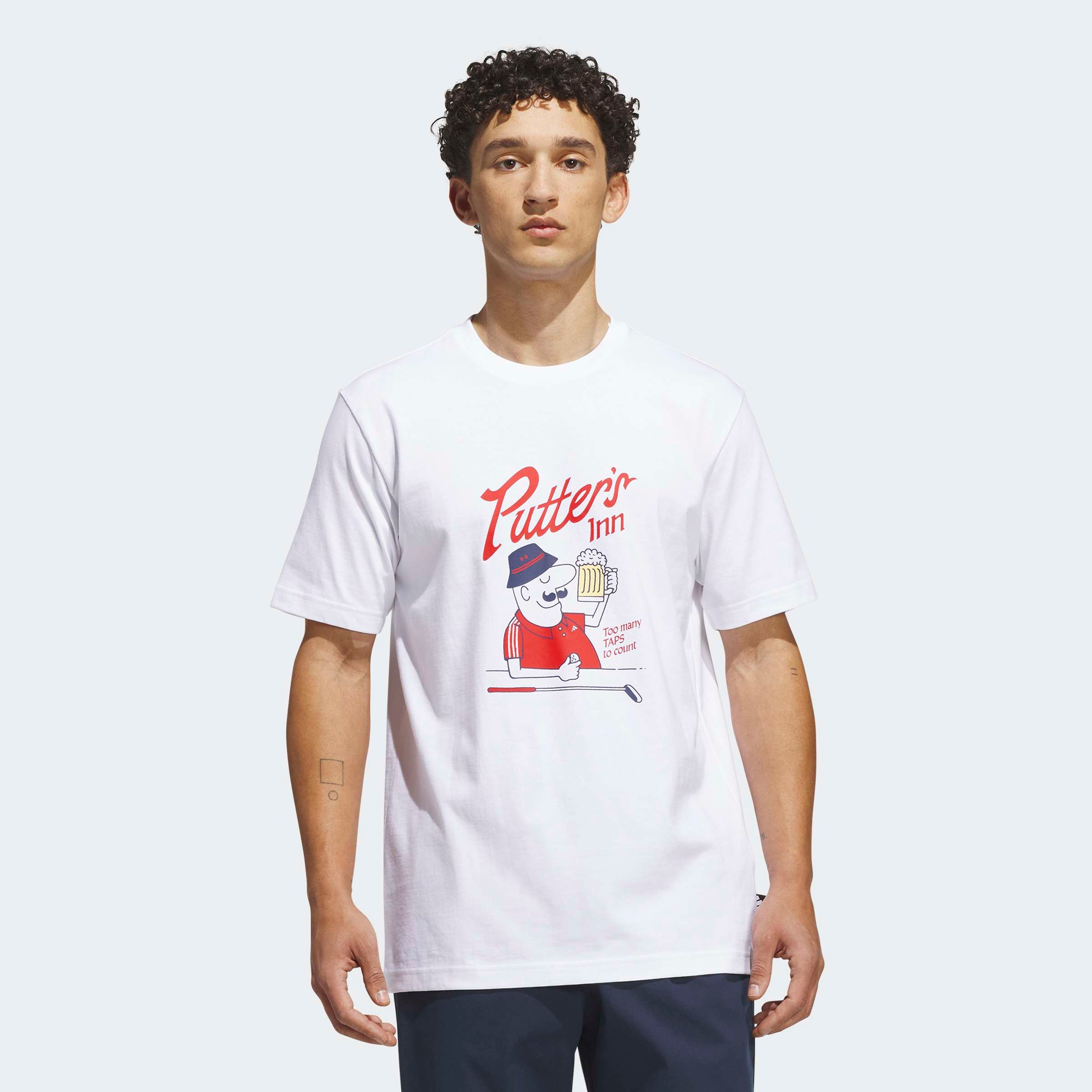 adidas Performance T-Shirt "M CHIP T" für Erwachsene, aus Baumwolle