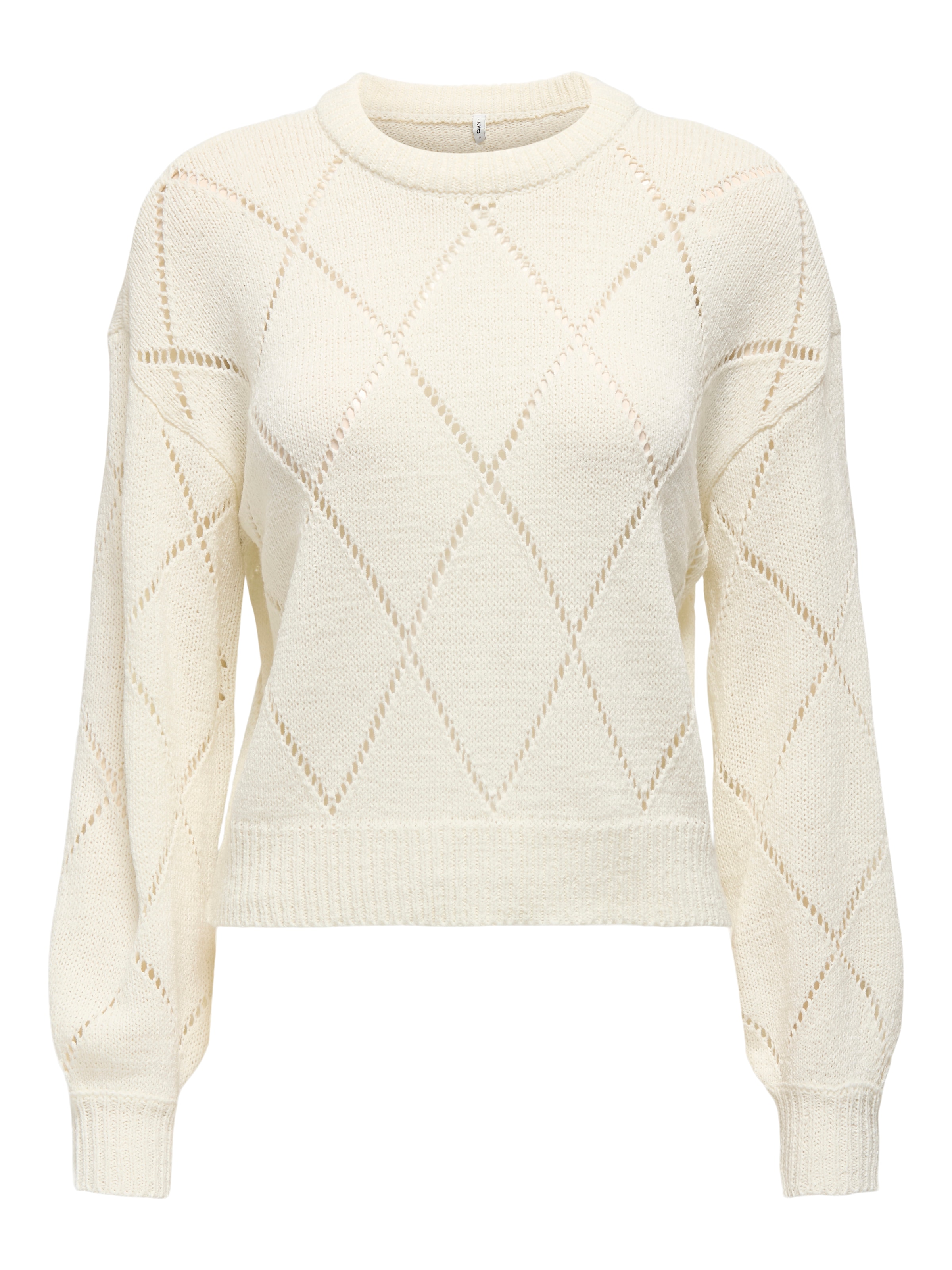 ONLY Strickpullover »ONLGEENAS LS STRUCTURE O-NECK CC KNT«