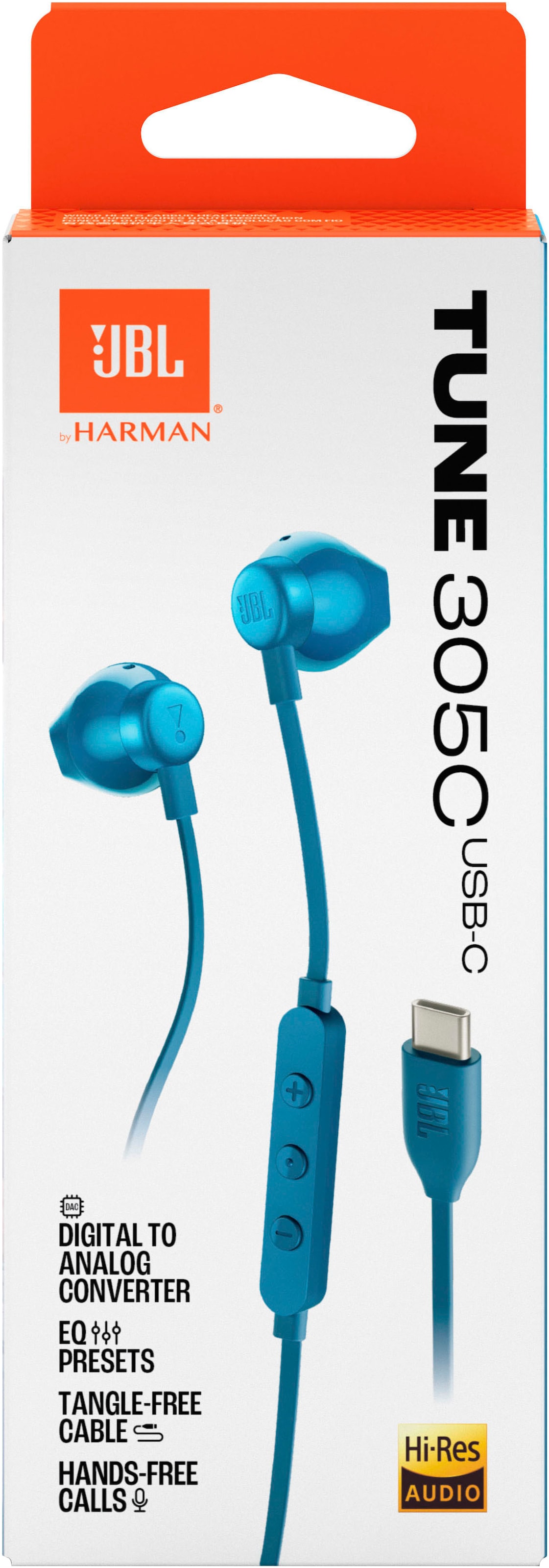 JBL In-Ear-Kopfhörer »Tune 305C« Freisprechfunktion