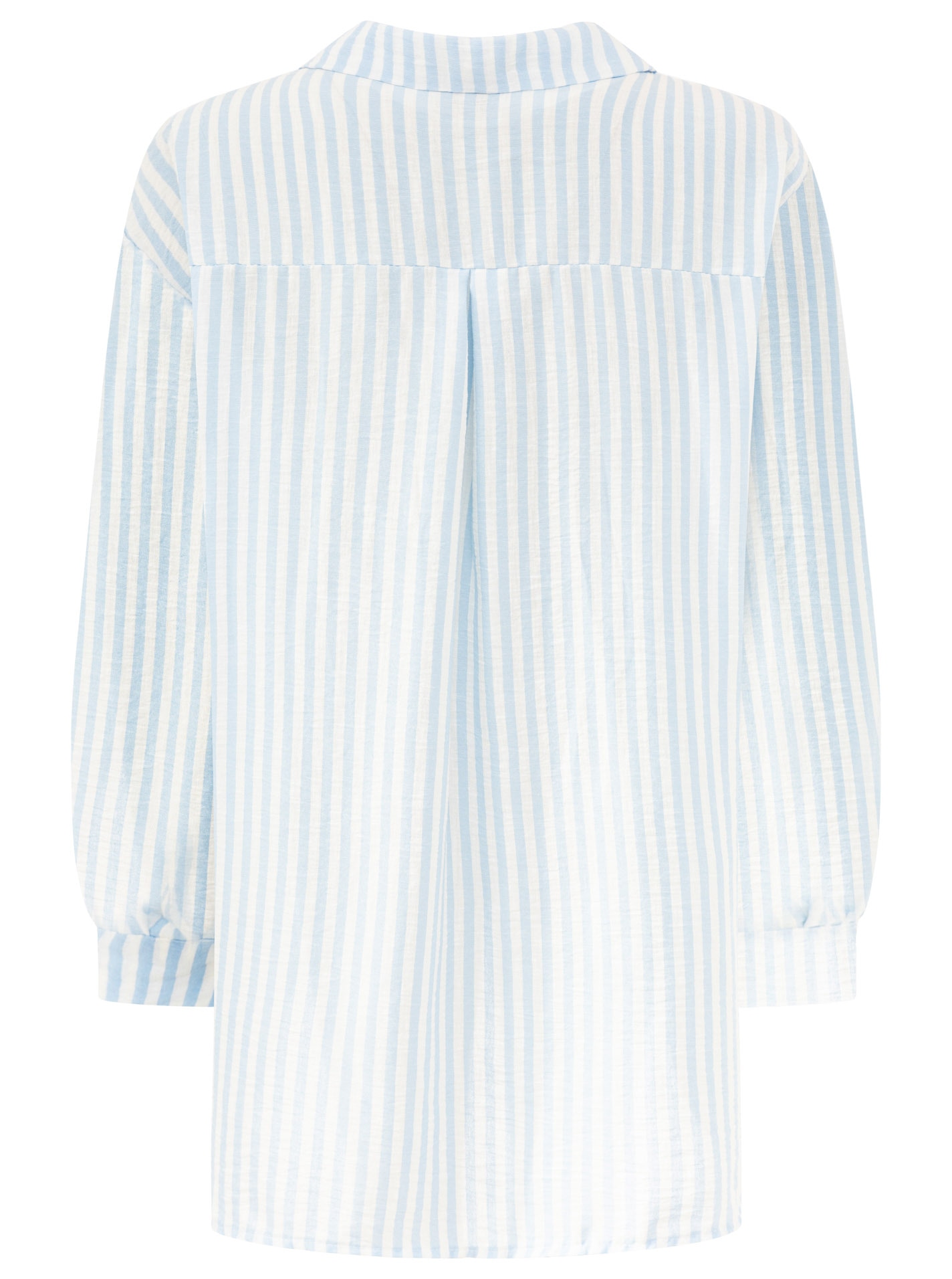 Zwillingsherz Hemdbluse »"Rock n' Roll Patches"« gestreift, länger geschnitten, auffallende Teddy-Patches, Knopfleiste