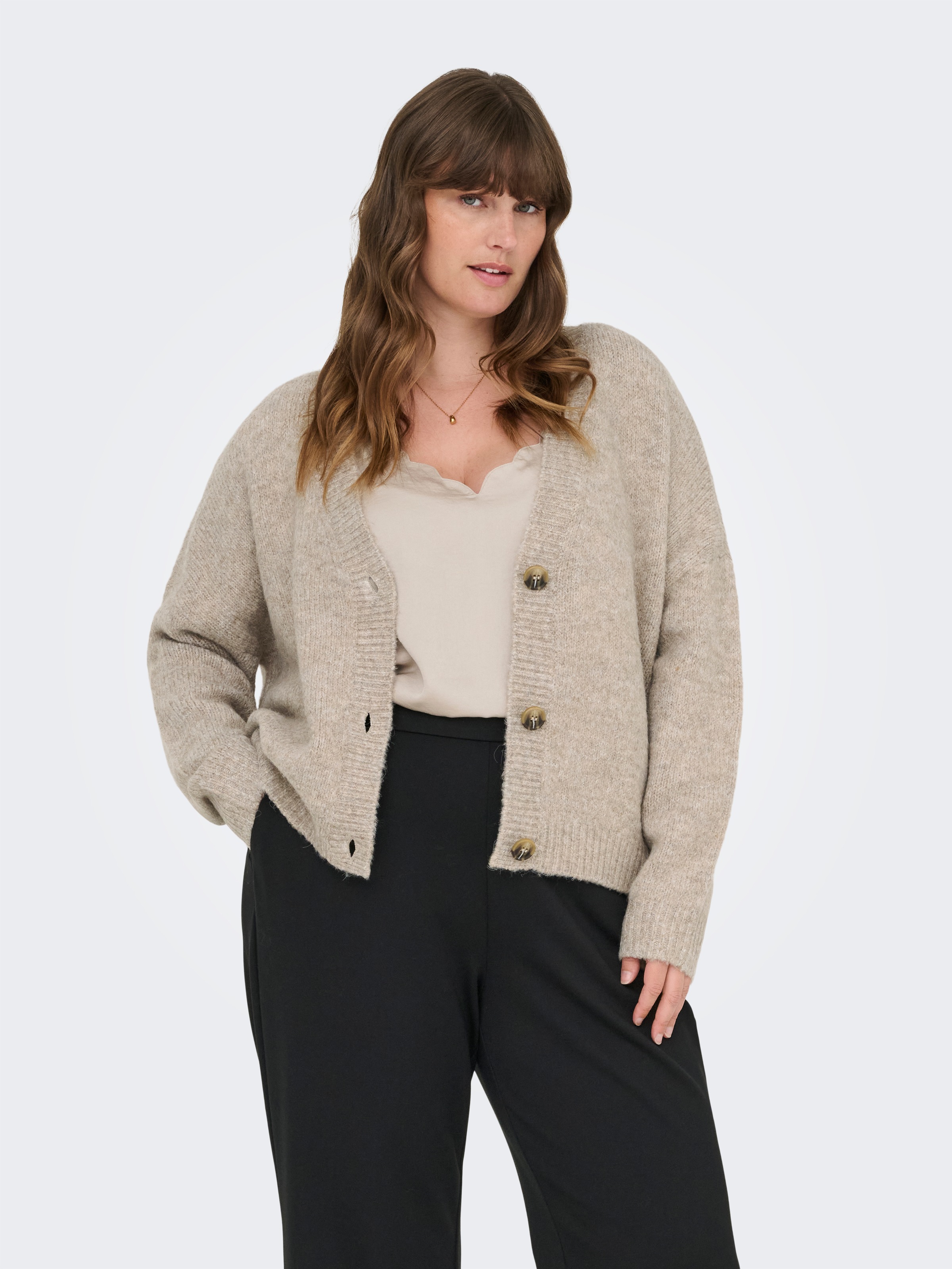 ONLY CARMAKOMA Strickjacke »CARZOEY L/S CARDIGAN KNT NOOS«