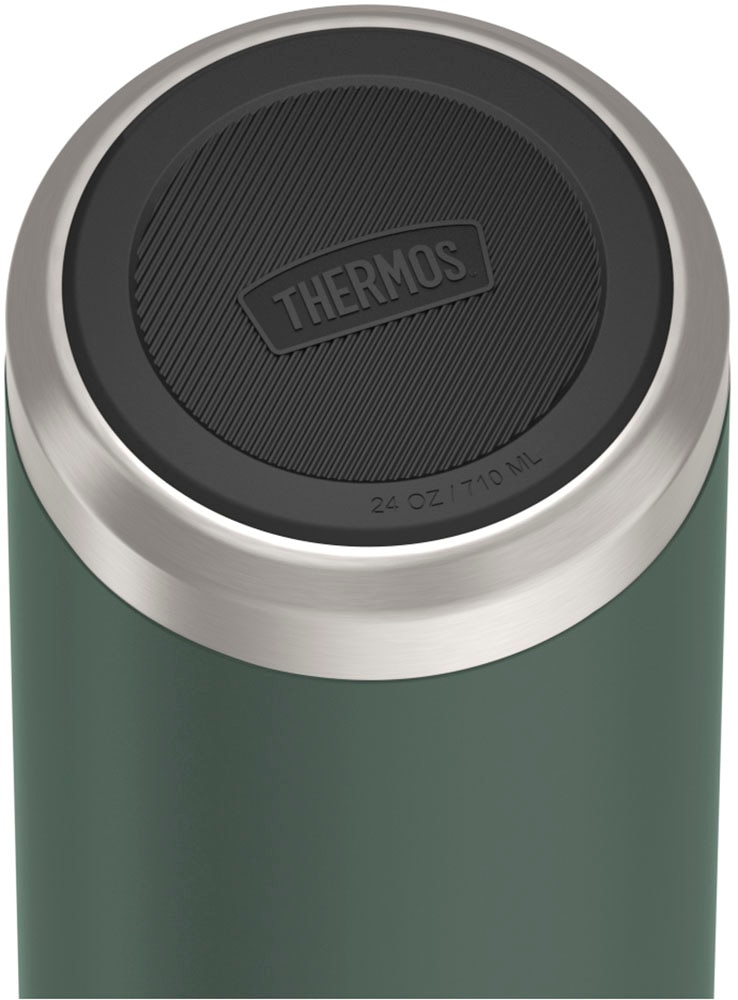 THERMOS Isolierflasche »ICON BEVERAGE BOTTLE, Edelstahlkörper, spülmaschinenfest«, (1 tlg.), 0,71l, 18h heiß & 24h kalt, extra große Öffnung, absolut dicht