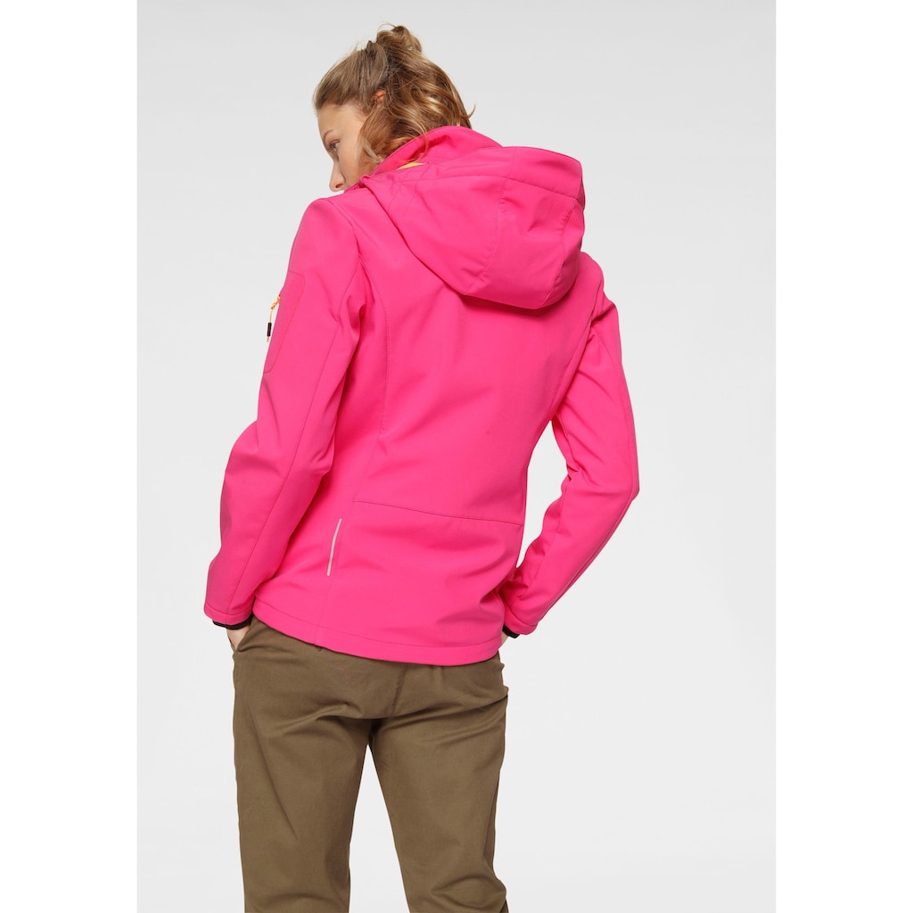 CMP Softshelljacke, mit Kapuze