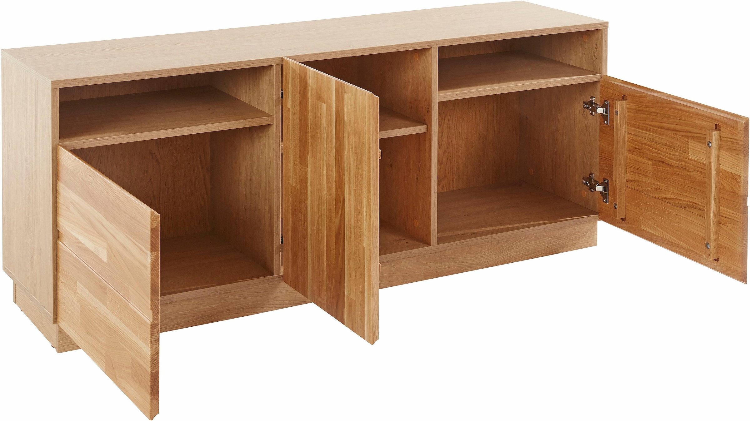 Home affaire Lowboard, Kommode, Breite 140 cm, teimassiv, FSC®-zertifiziert