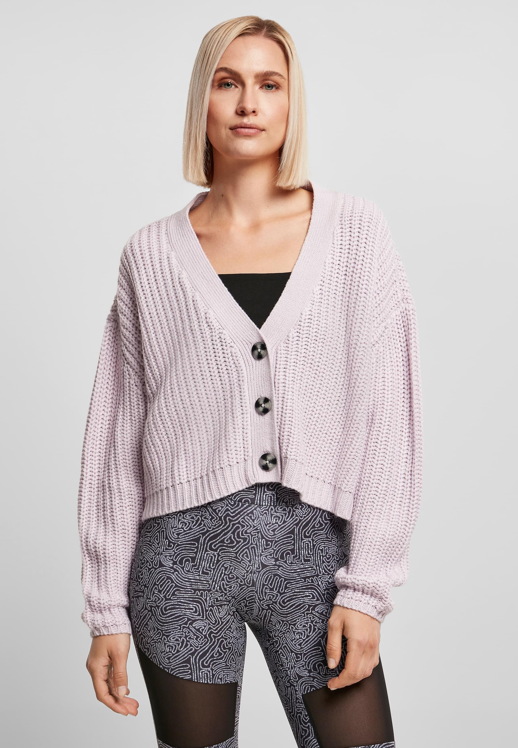 URBAN CLASSICS Cardigan »Urban Classics Damen Ladies Oversized Cardigan«