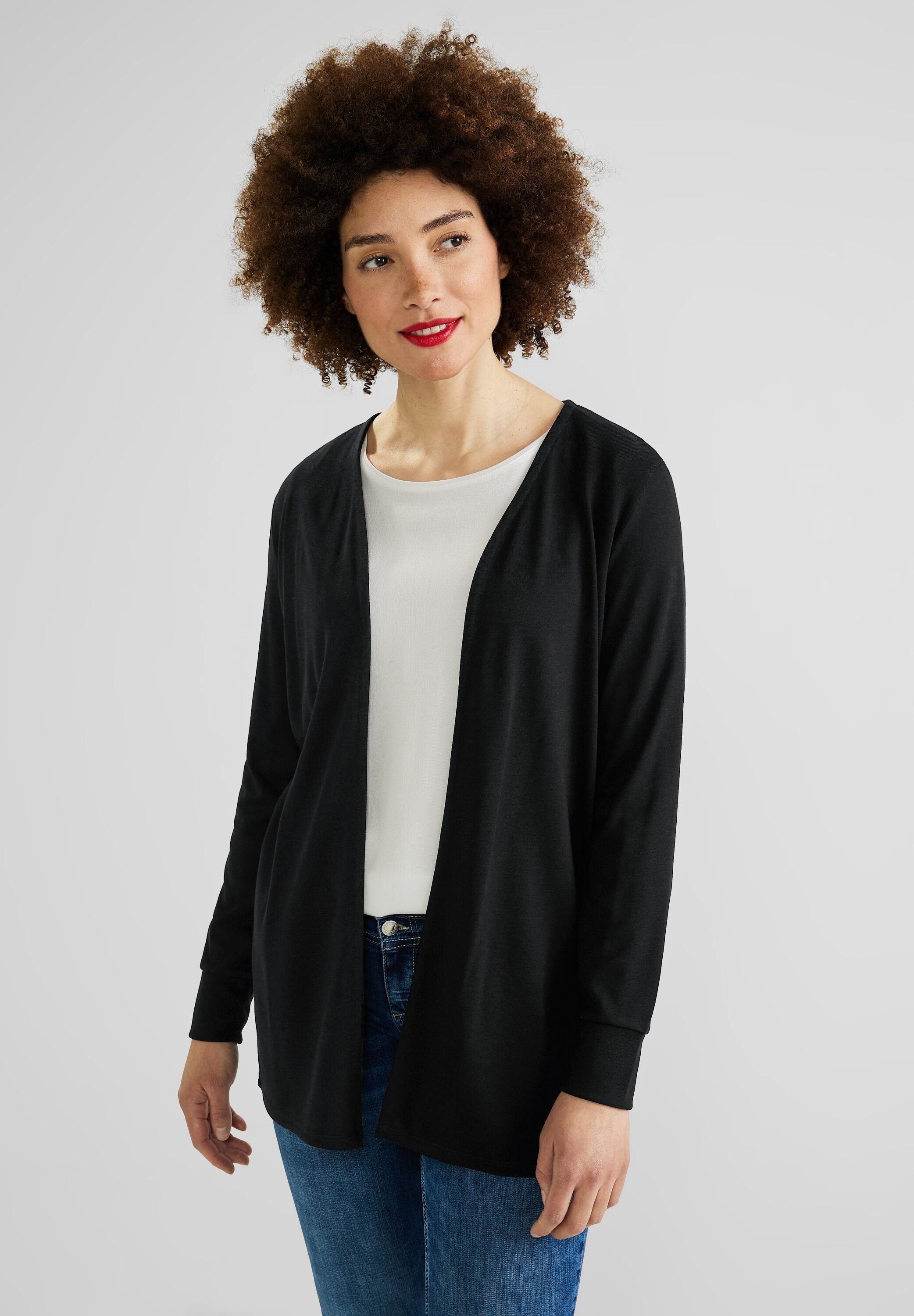 STREET ONE Shirtjacke, in Unifarbe