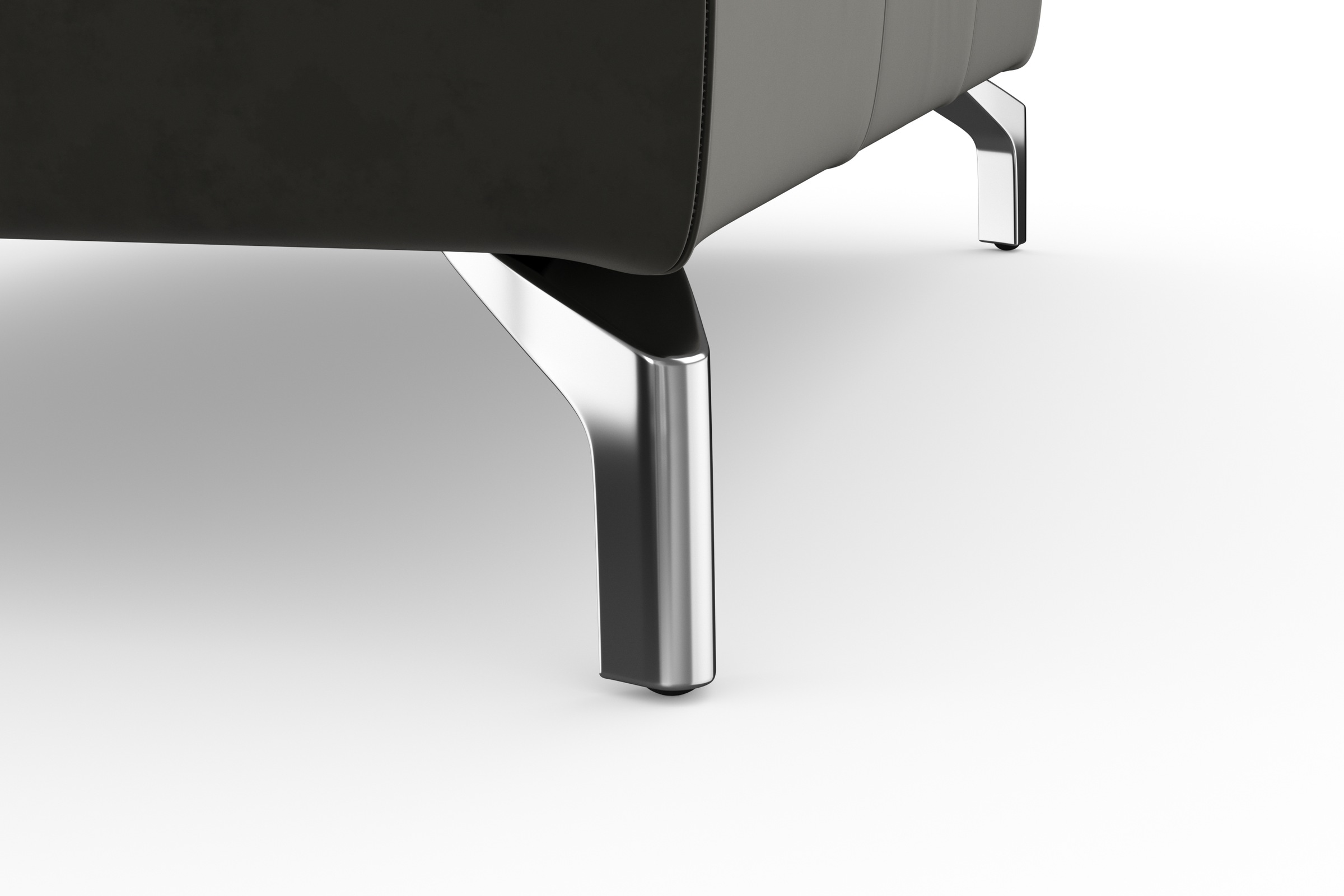 sit&more Hocker »Bendigo«, mit Klappfunktion, Bodenfreiheit 12 cm, wahlweise in 2 Fußfarben