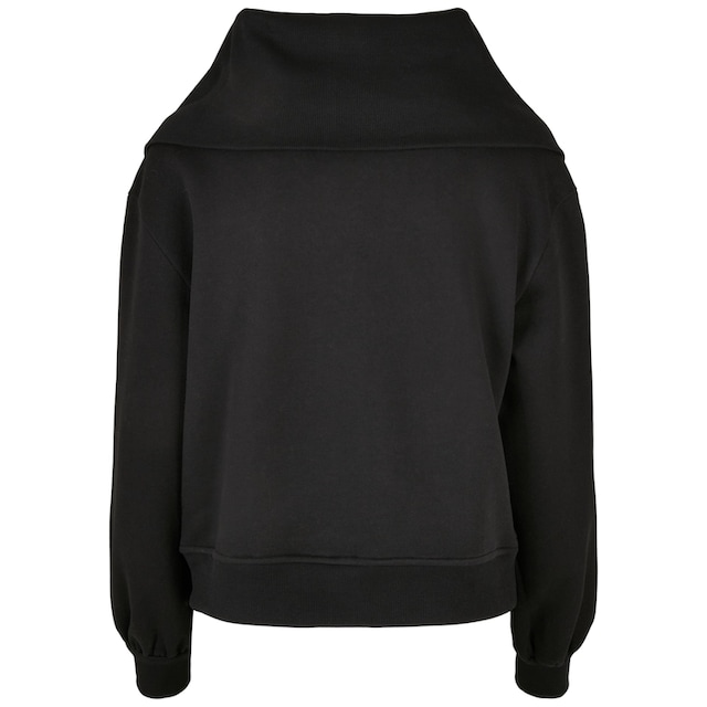 URBAN CLASSICS Sweater »Damen Ladies Oversized High Neck Troyer Crew«, (1  tlg.) online bestellen | BAUR