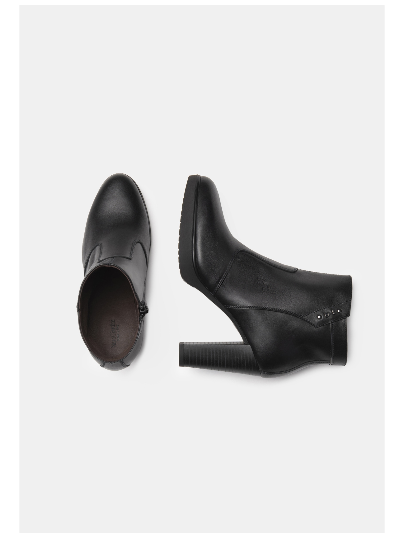 Nero Giardini High-Heel-Stiefelette »Nero Giardini Stiefelette Leder/Synthetik«
