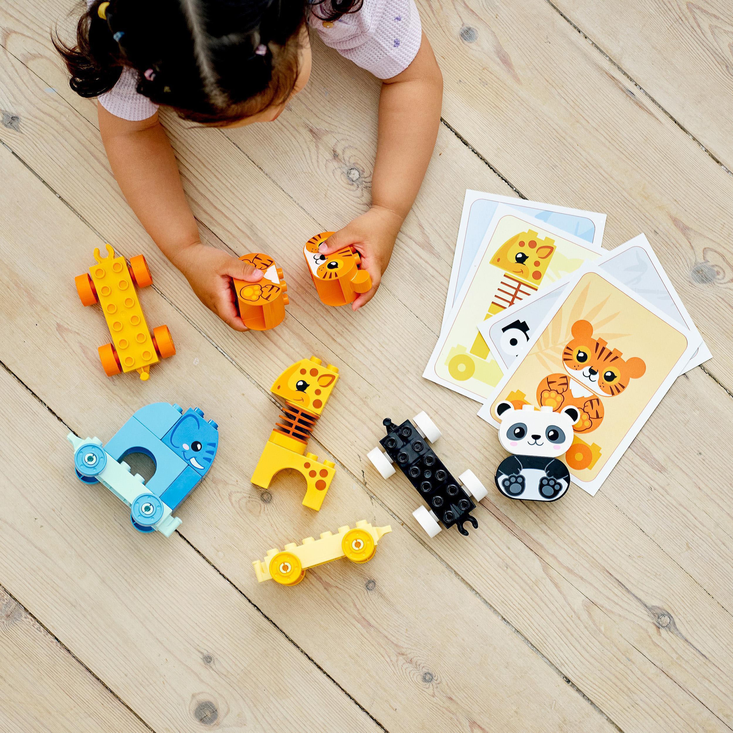 LEGO® Konstruktionsspielsteine »Mein erster Tierzug (10955), LEGO® DUPLO® Creative Play«, (15 St.), Made in Europe