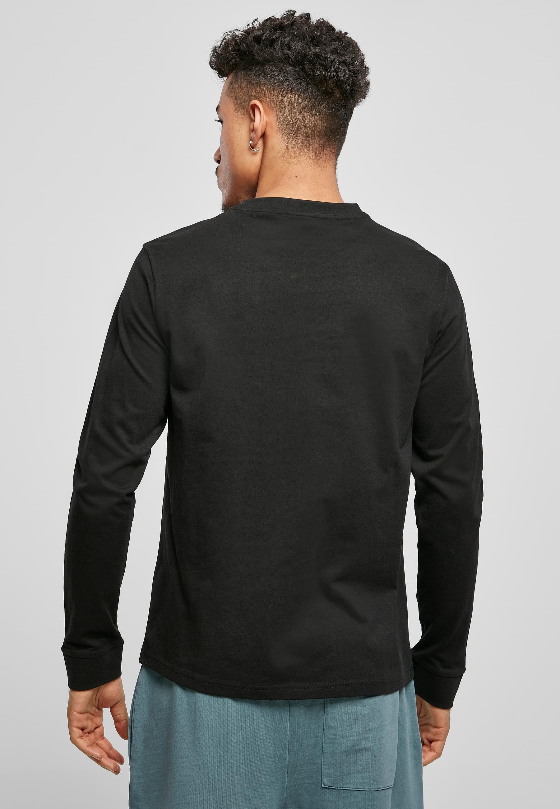 URBAN CLASSICS Longsleeve »Urban Classics Herren Organic Basic Pocket LS«, (1 tlg.)