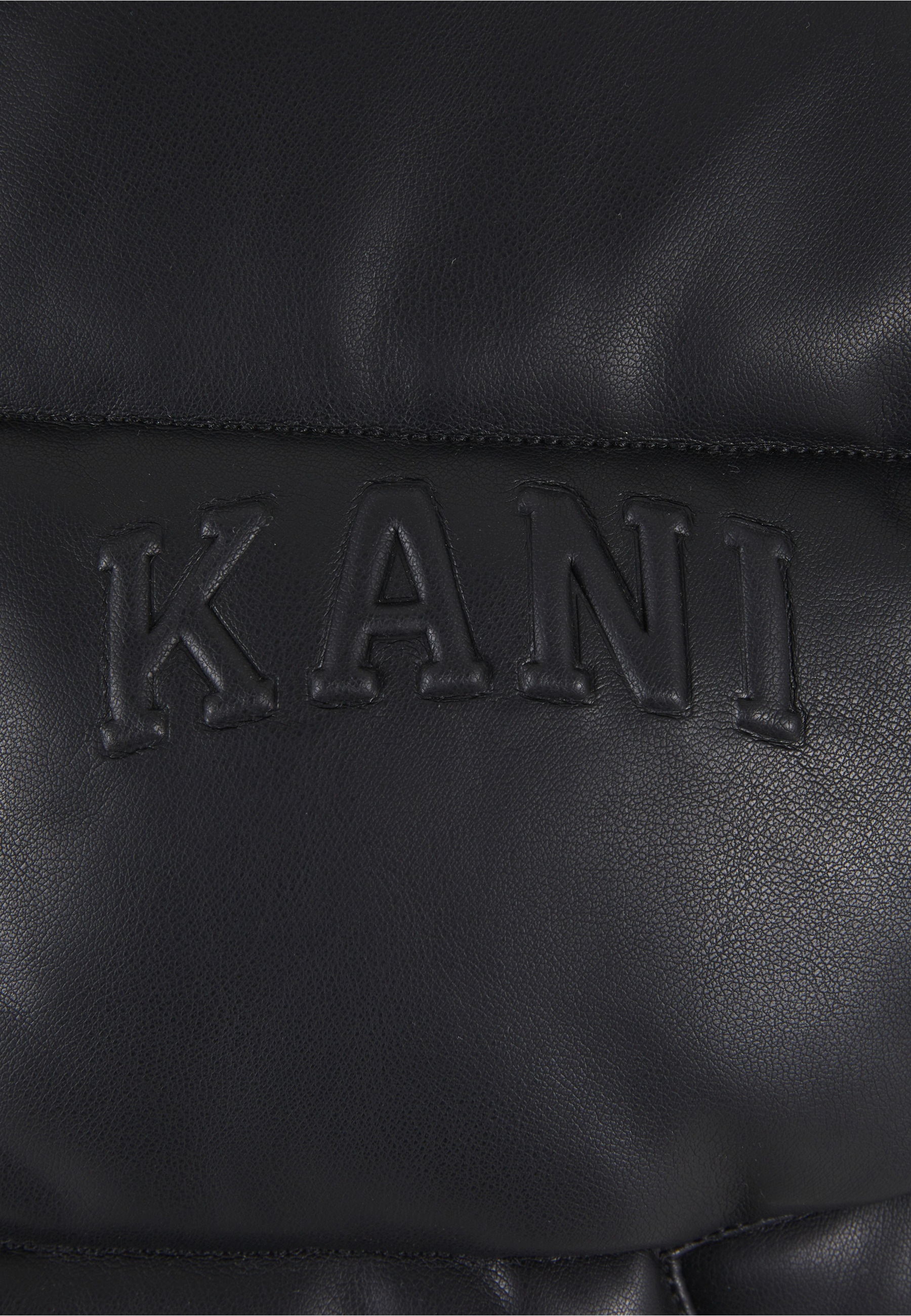 Karl Kani Winterjacke »Karl Kani Karl Kani Serif Crop PU Puffer Jacket« 1 Stk. tlg. ohne Kapuze