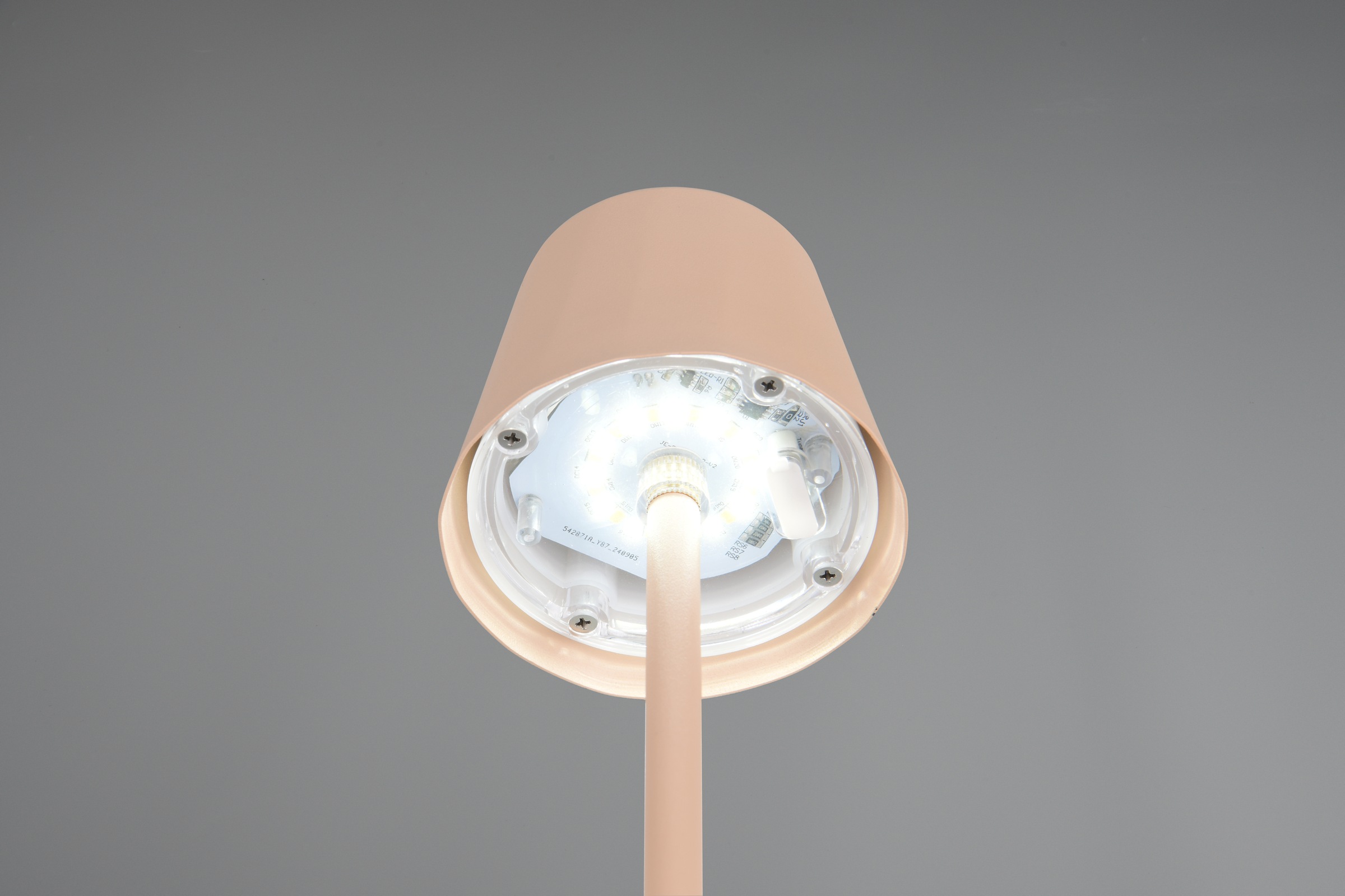 REALITY Leuchten LED Tischleuchte »DIAZ, Outdoor Akku Tischlampe Höhe 21 cm Ø 8,5 cm, IP44, Touchdimmer«, 1 flammig, Leuchtmittel LED-Board | LED fest integriert, CCT Lichtfarbe einstellbar 2700-6500K, 160 Lumen, 1,6W, USB Anschluss
