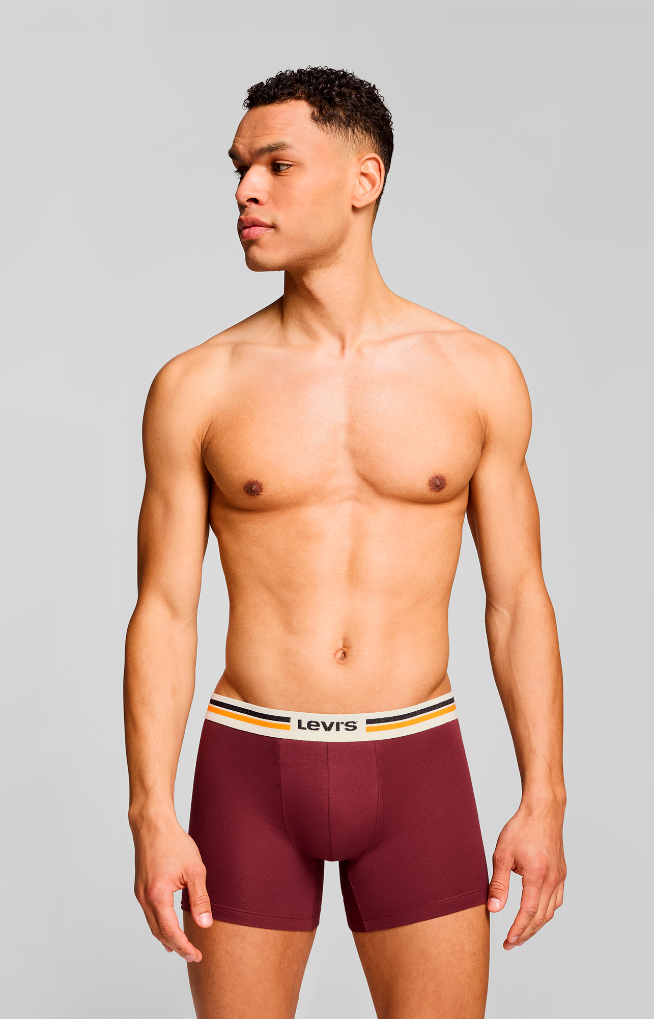 Thumbnail - Levis Boxershorts "LEVIS MEN PL SPW LOGO BOXER BRIEF ORG 2P" 2er Pack, mit breitem Logobund