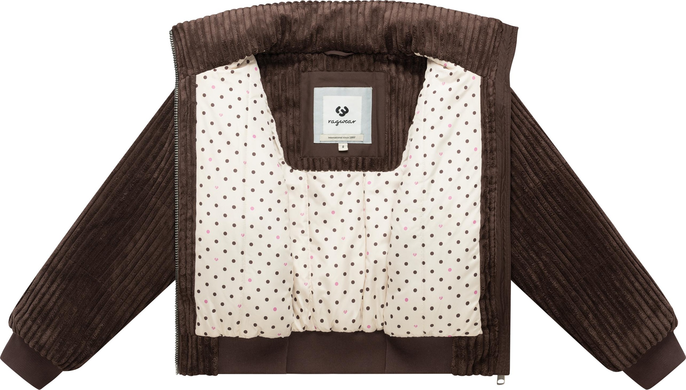 Ragwear Cordjacke »Tillie Cordy Y« ohne Kapuze Warme Damen Kordjacke mit Stehkragen