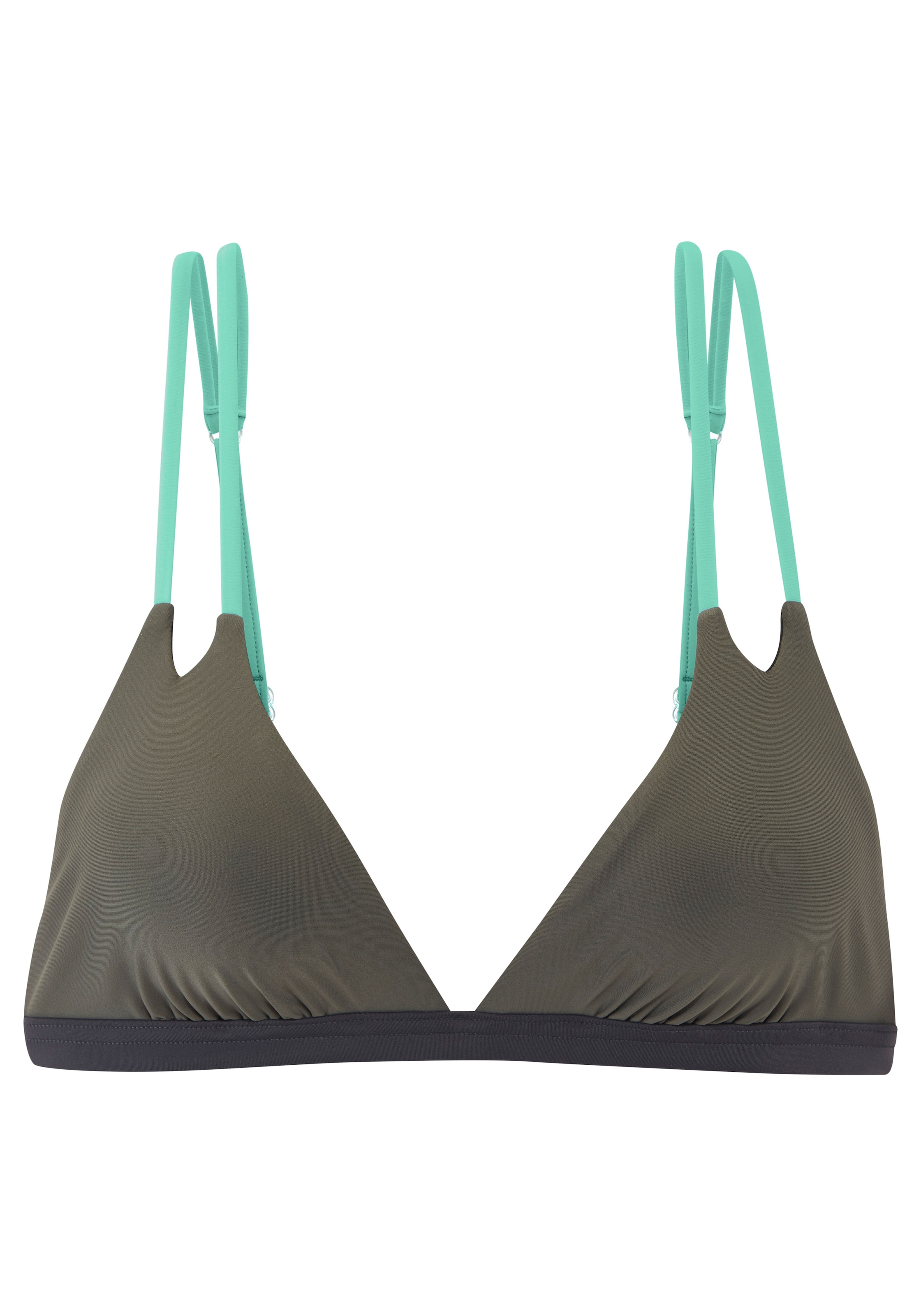 s.Oliver Triangel-Bikini-Top »Yella« mit Doppelträgern und kontrastfarbenen Details