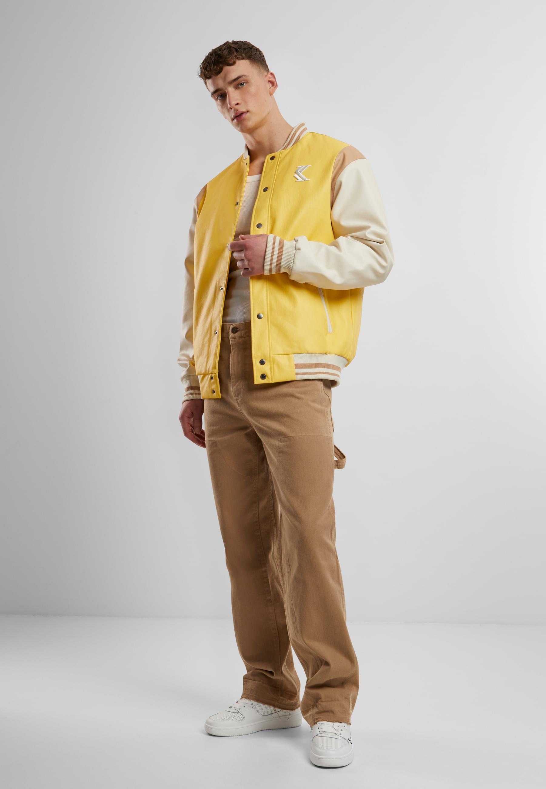 Karl Kani Collegejacke »Karl Kani Herren KM222-008-1 OG Block College Jacket«, (1 St.), ohne Kapuze