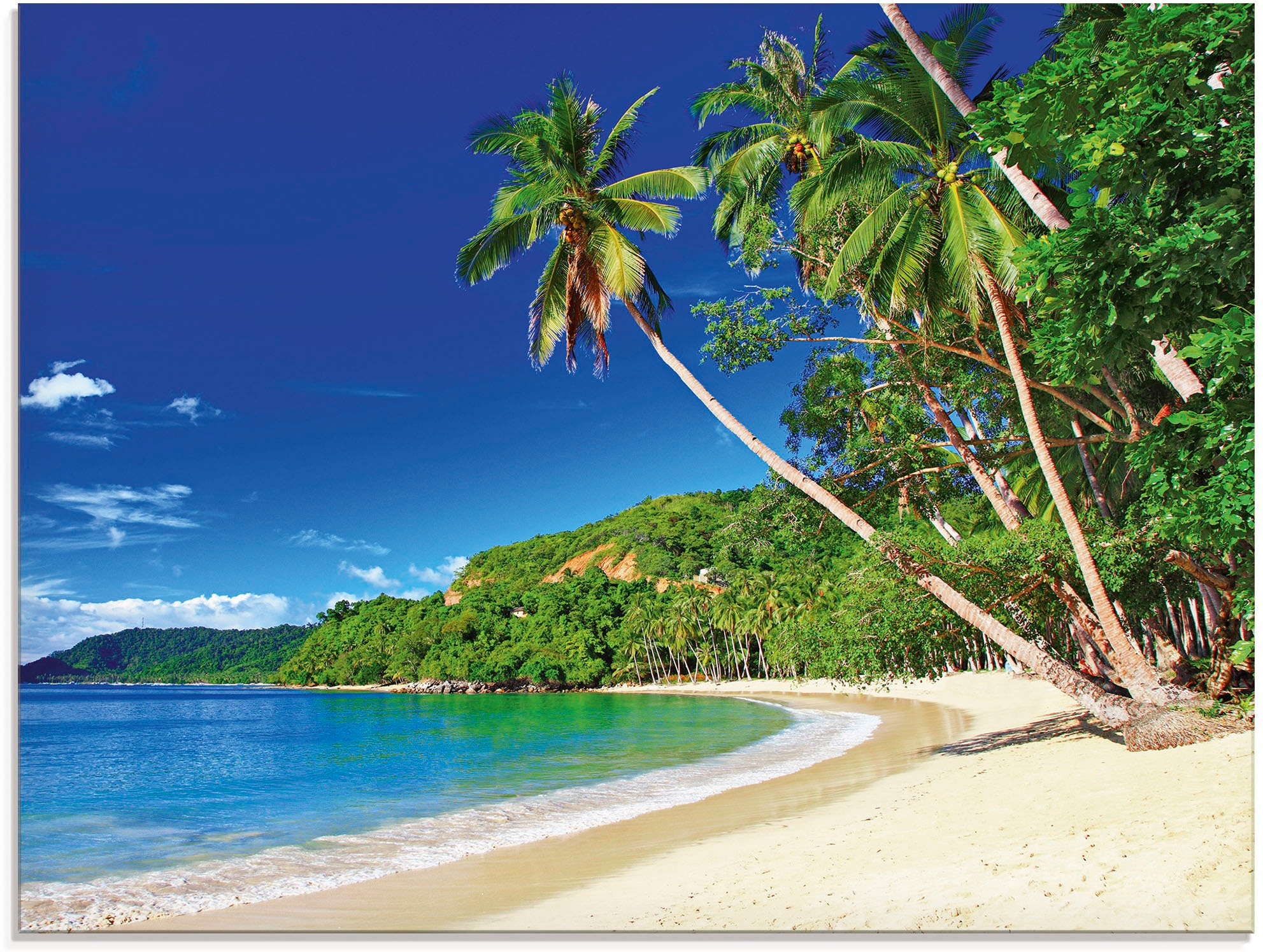 Artland Glasbild »Paradies« Küste 1 Stk. tlg. in verschiedenen Größen