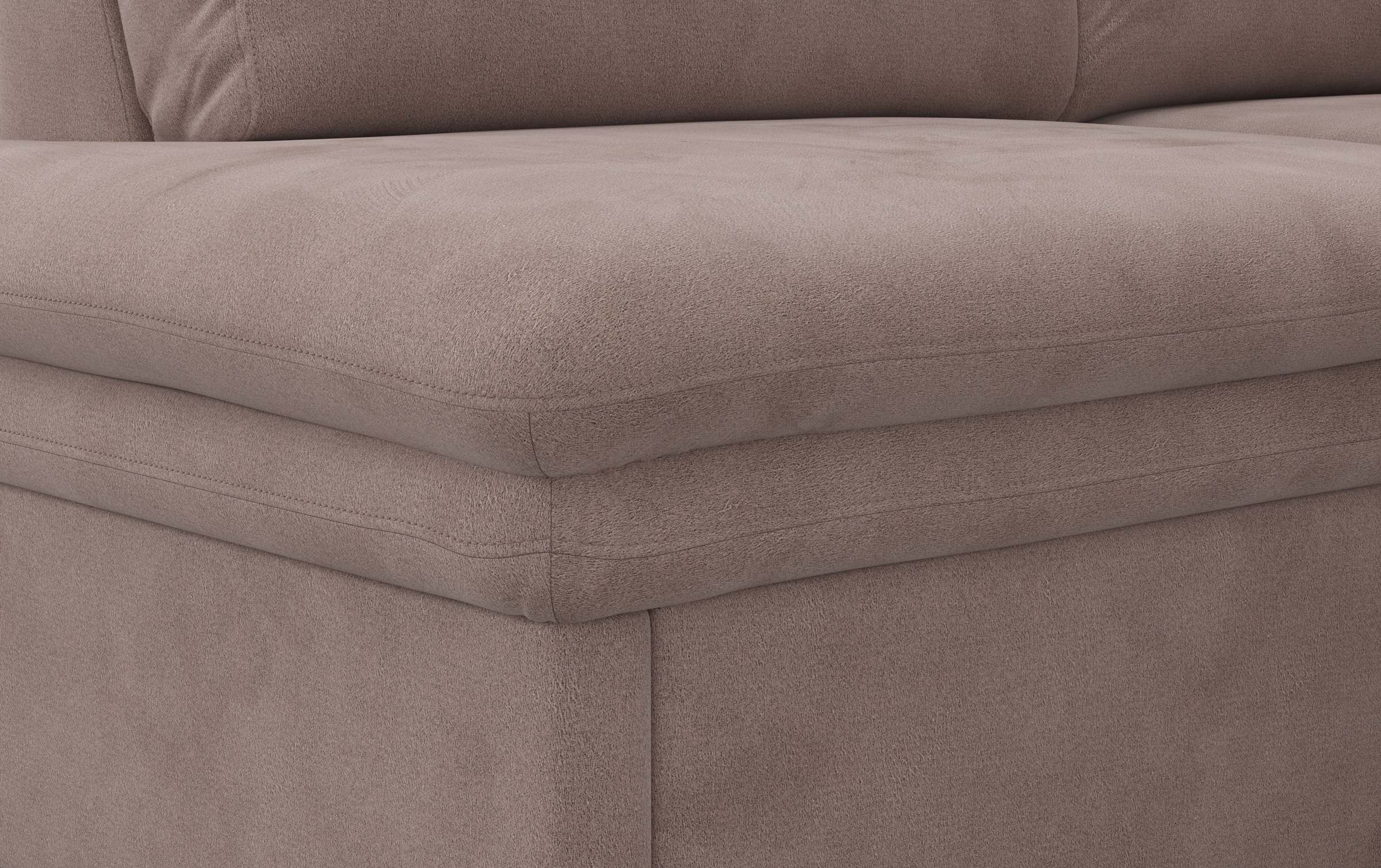 COTTA Ecksofa »Leandra L-Form«, wahlweise mit Bettfunktion & Bettkasten