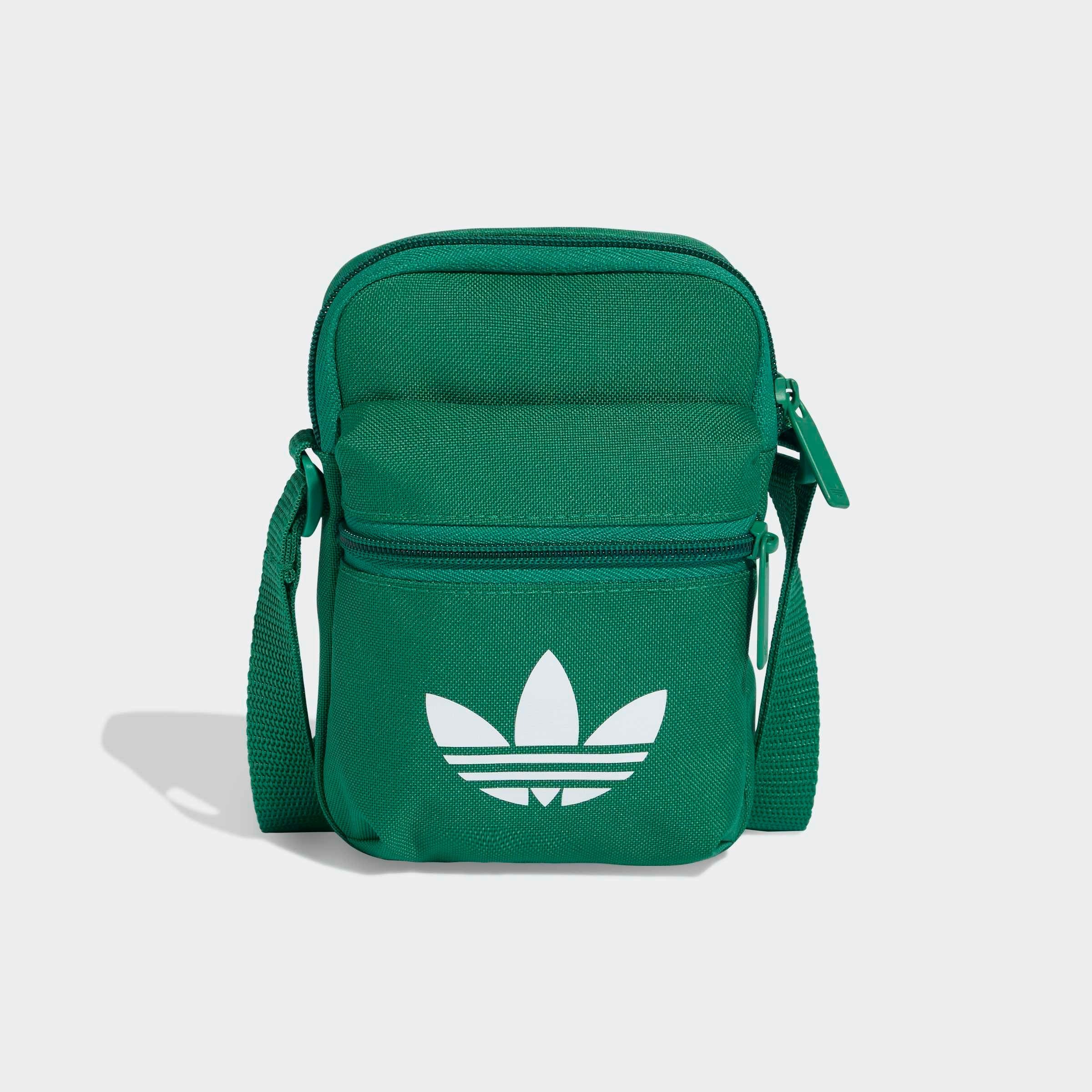 Thumbnail - adidas Originals Sporttasche "ADICOLOR FB" aus Polyester, kompakte Größe