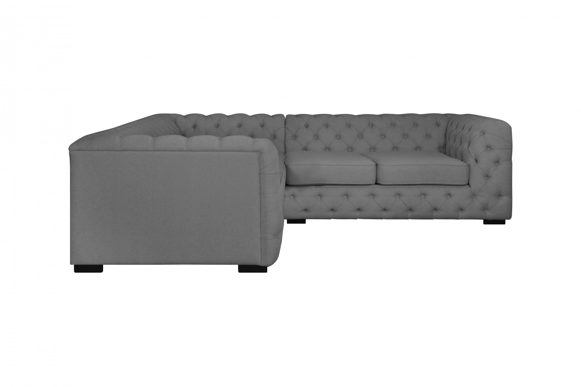 Guido Maria Kretschmer Home&Living Chesterfield-Sofa »KALINA L-Form«, hochwertige Chesterfield-Ausführung, sehr hochwertige Verarbeitung