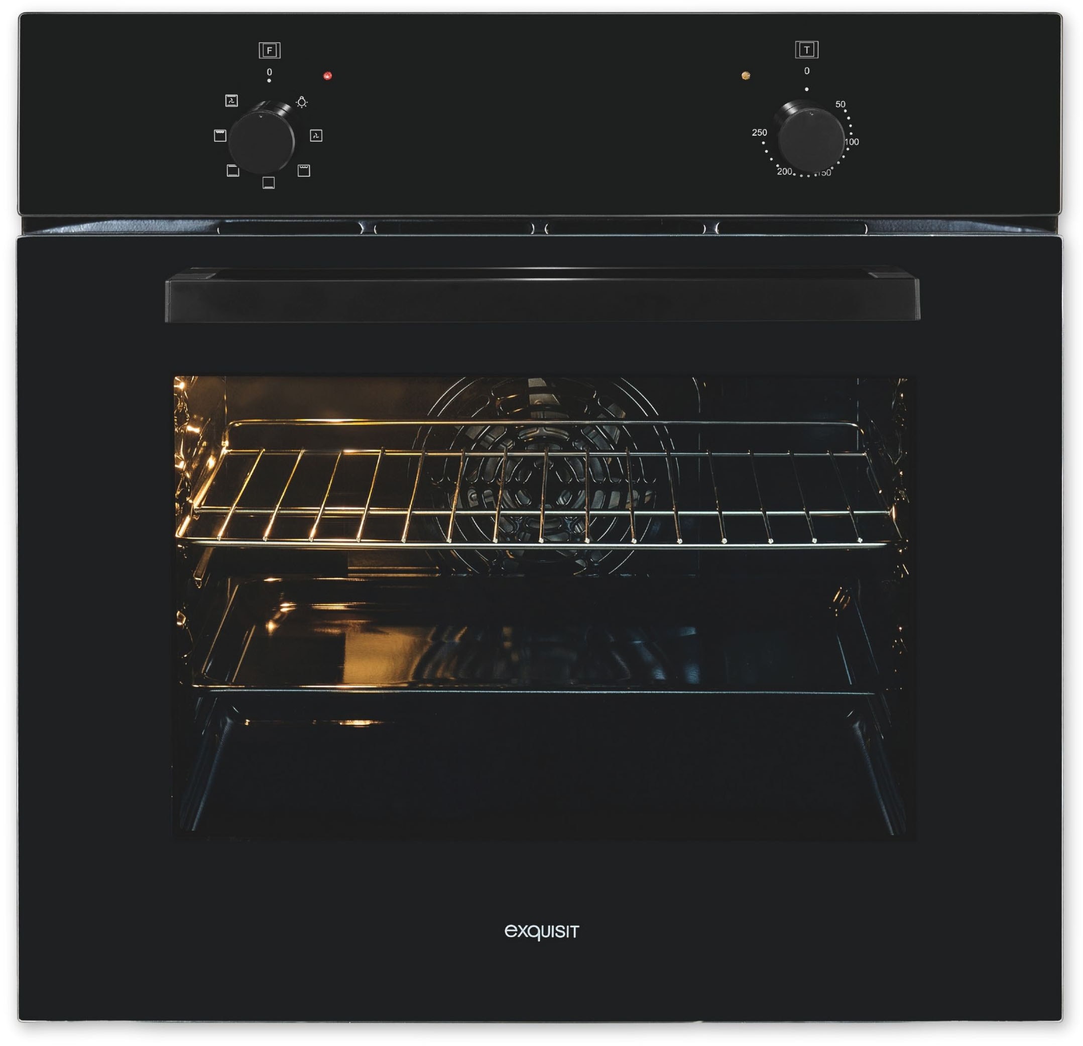 exquisit Einbaubackofen "EBE255-U-020" Backofenbeleuchtung, Auftauen, Grill günstig online kaufen