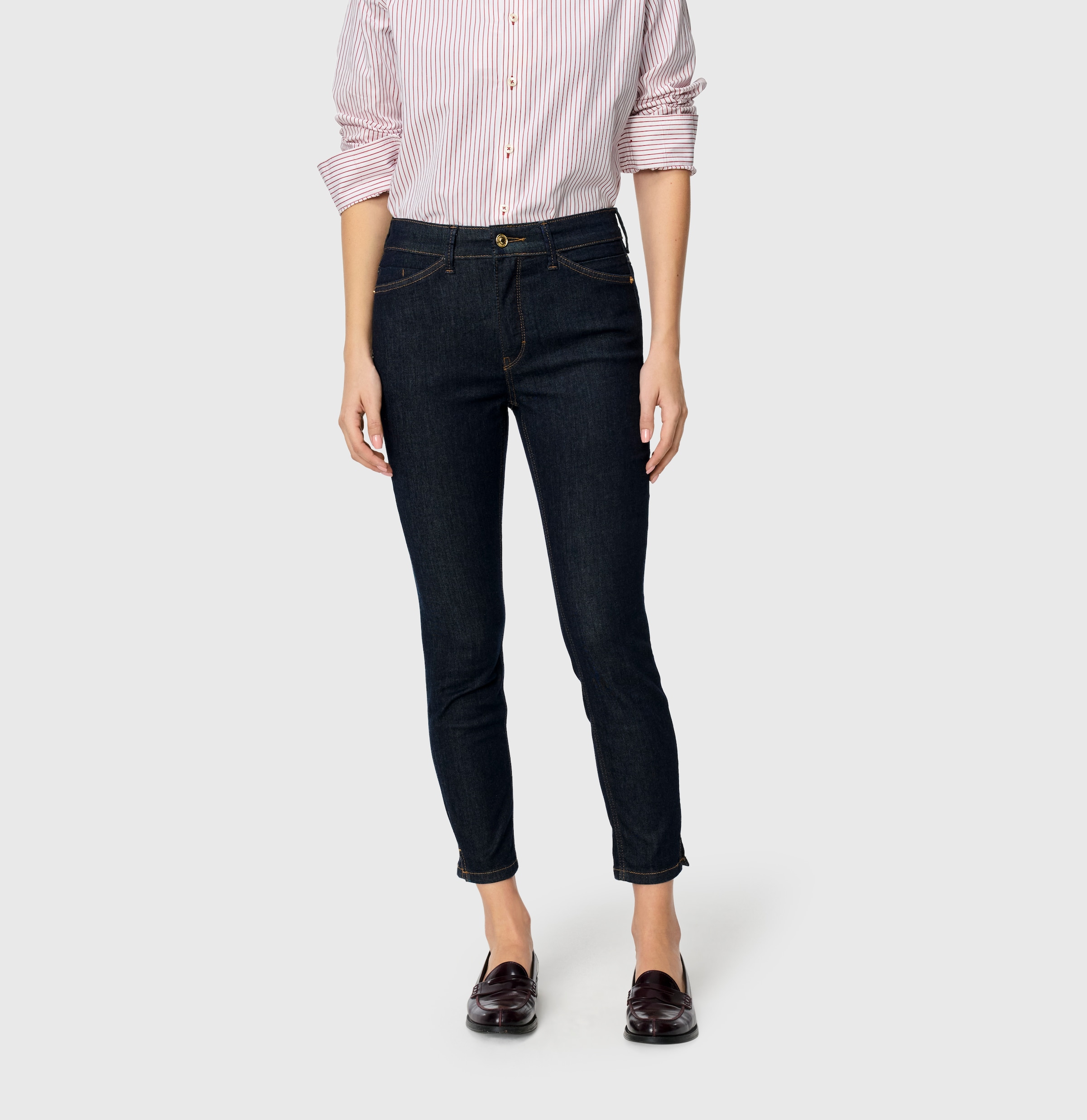 MAC 7/8-Jeans "Dream Summer" verkürzt mit Schlitz am Saum günstig online kaufen