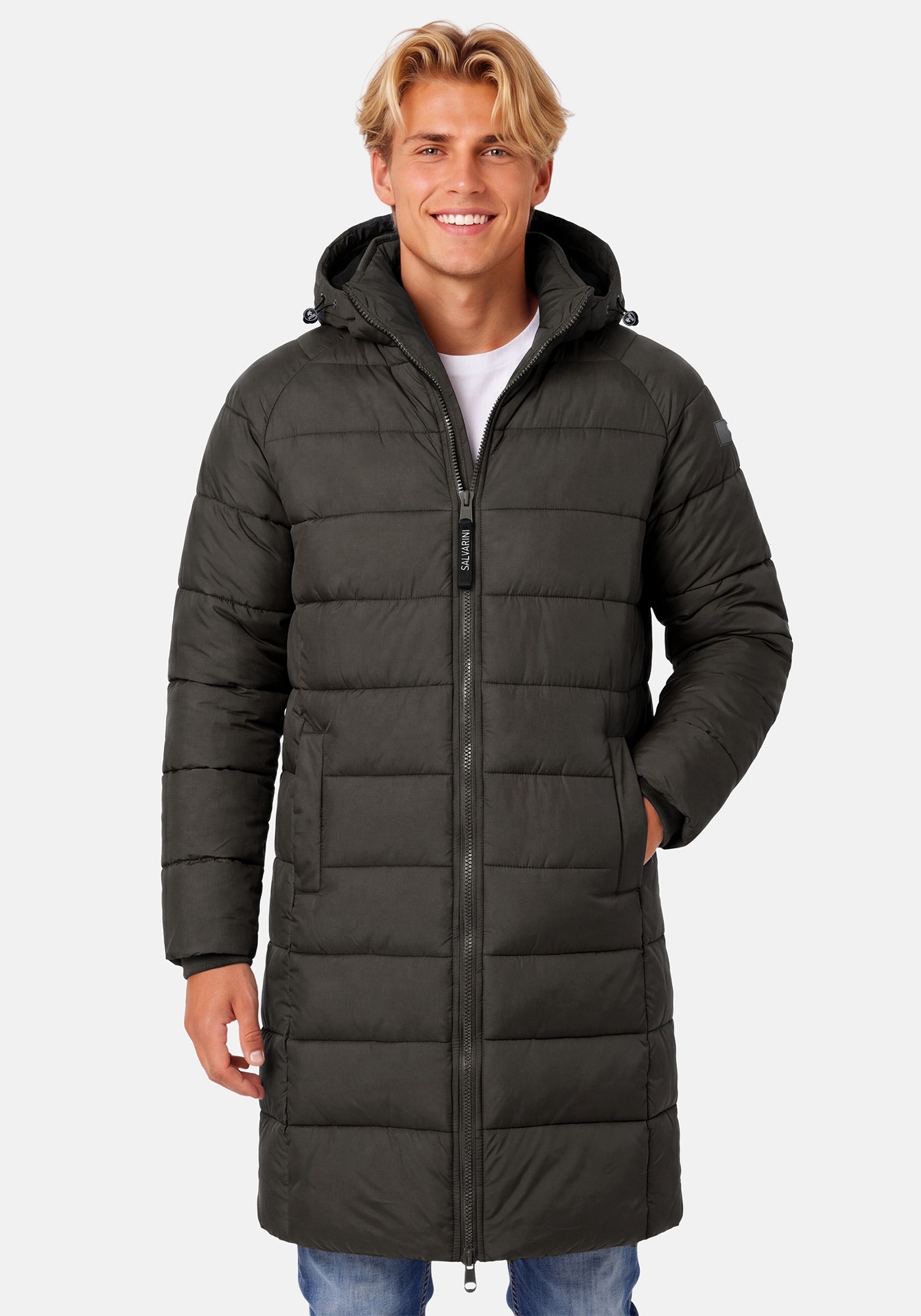 Alessandro Salvarini Winterjacke »ASLoongi« mit warmem Teddyfell und abnehmbarer Kapuze