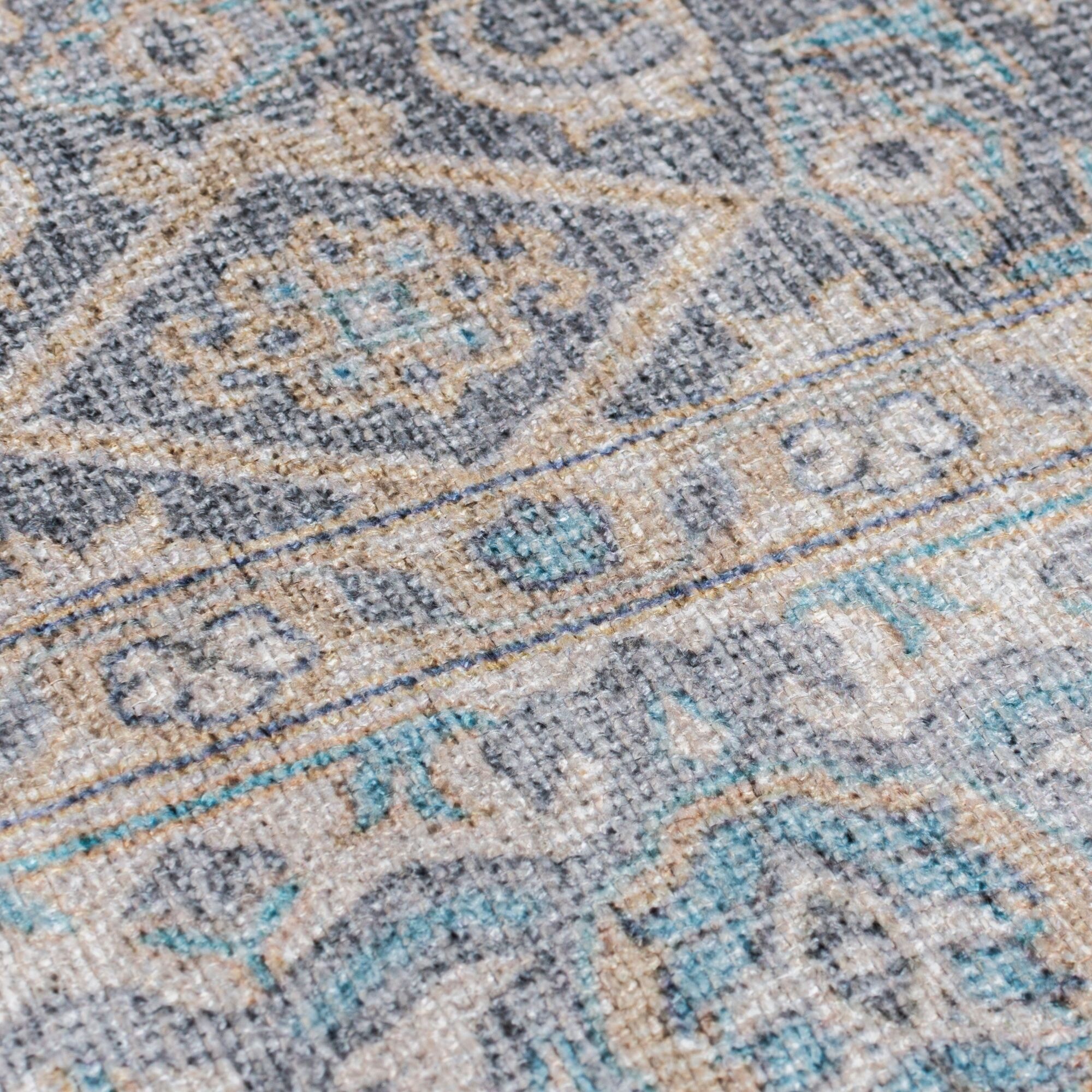 FLAIR RUGS Teppich »Corin«, rechteckig, 4 mm Höhe, Waschbarer Traditioneller Teppich