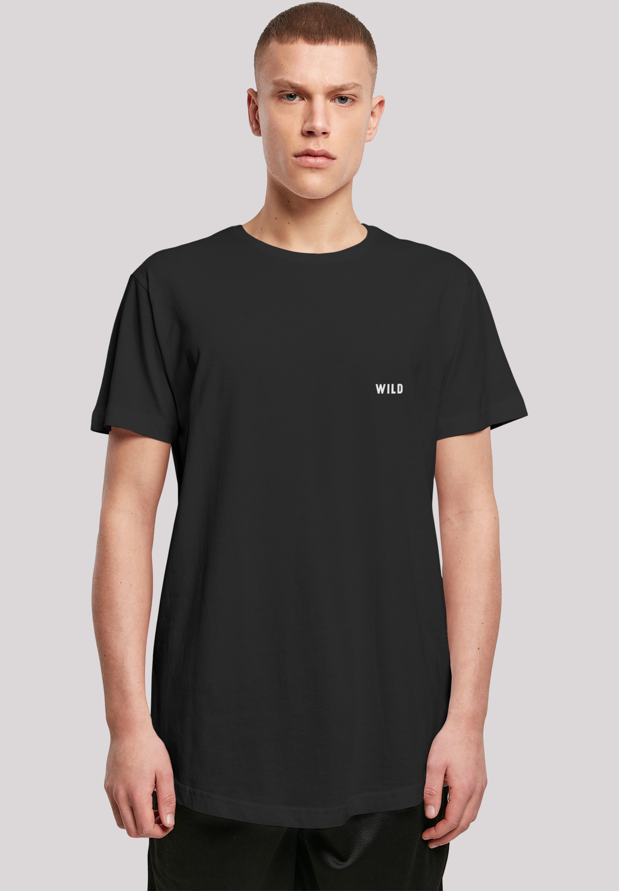 T-Shirt »Wild«, Jugendwort 2022, slang, lang geschnitten