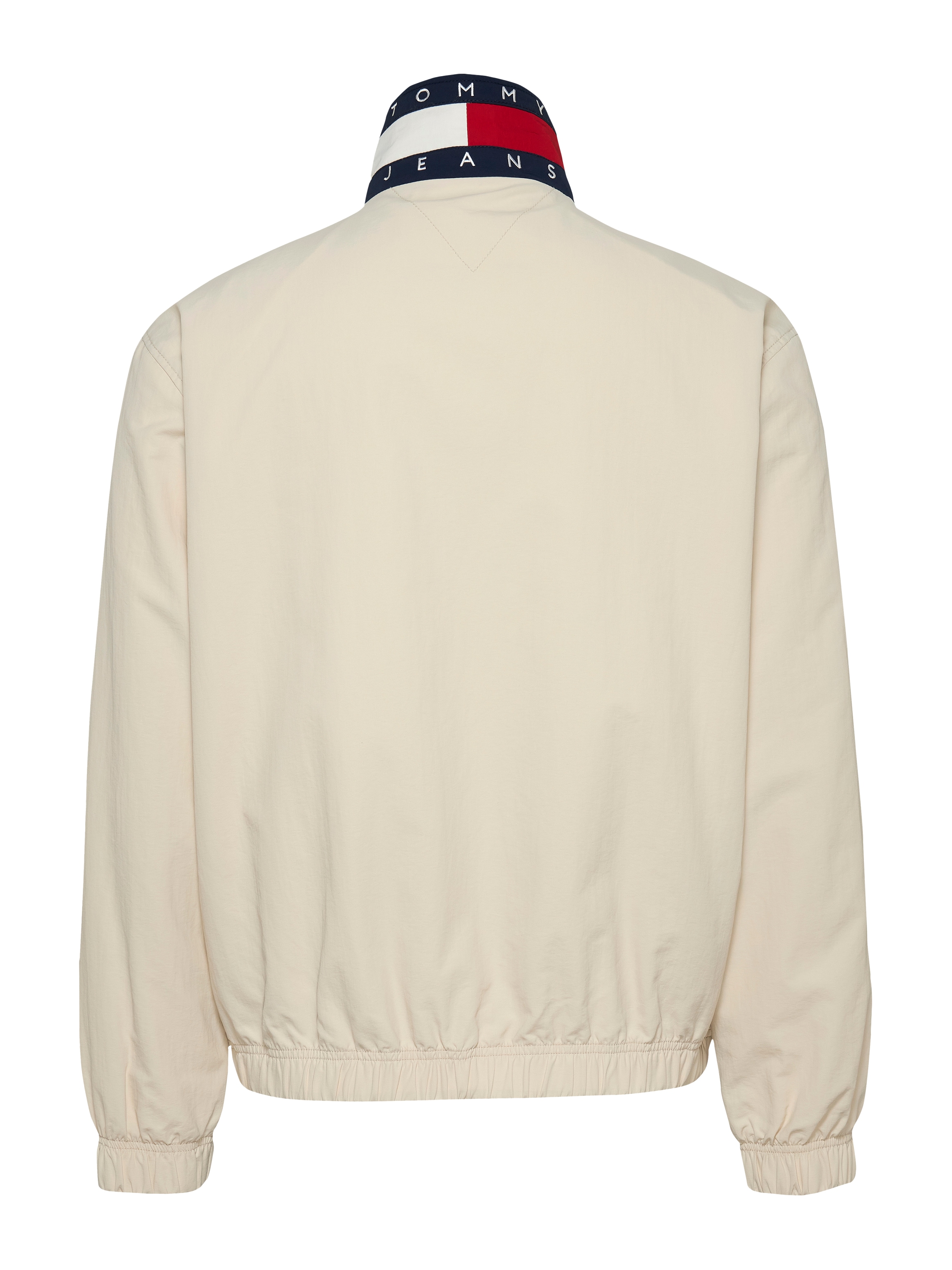 Tommy Jeans Allwetterjacke »TJM DNA COLLAR ESS JACKET«, ohne Kapuze, Mit Rundhalsausschnitt