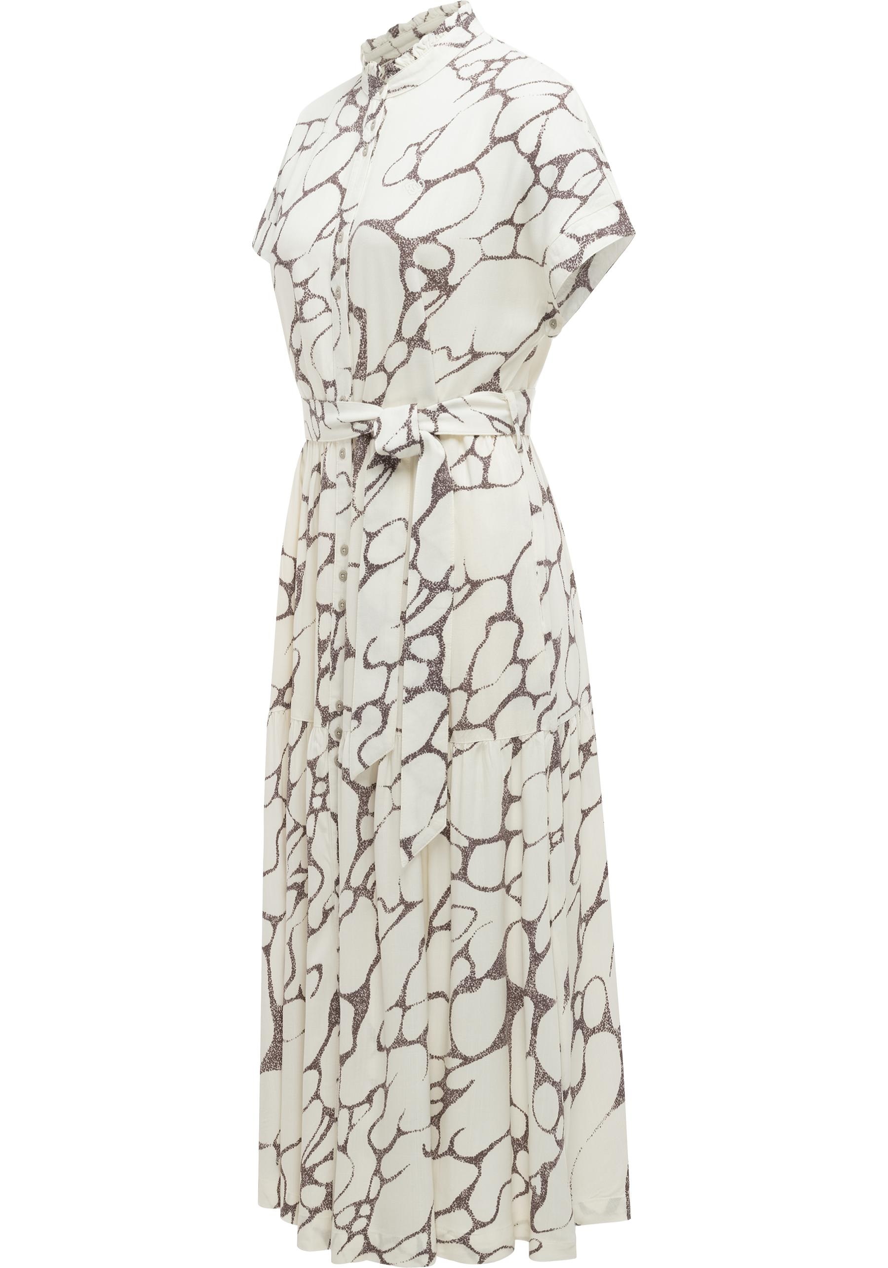 Ragwear A-Linien-Kleid "Liora Print" 1 tlg. Ohne Taschen Wadenlanges Kurzar günstig online kaufen