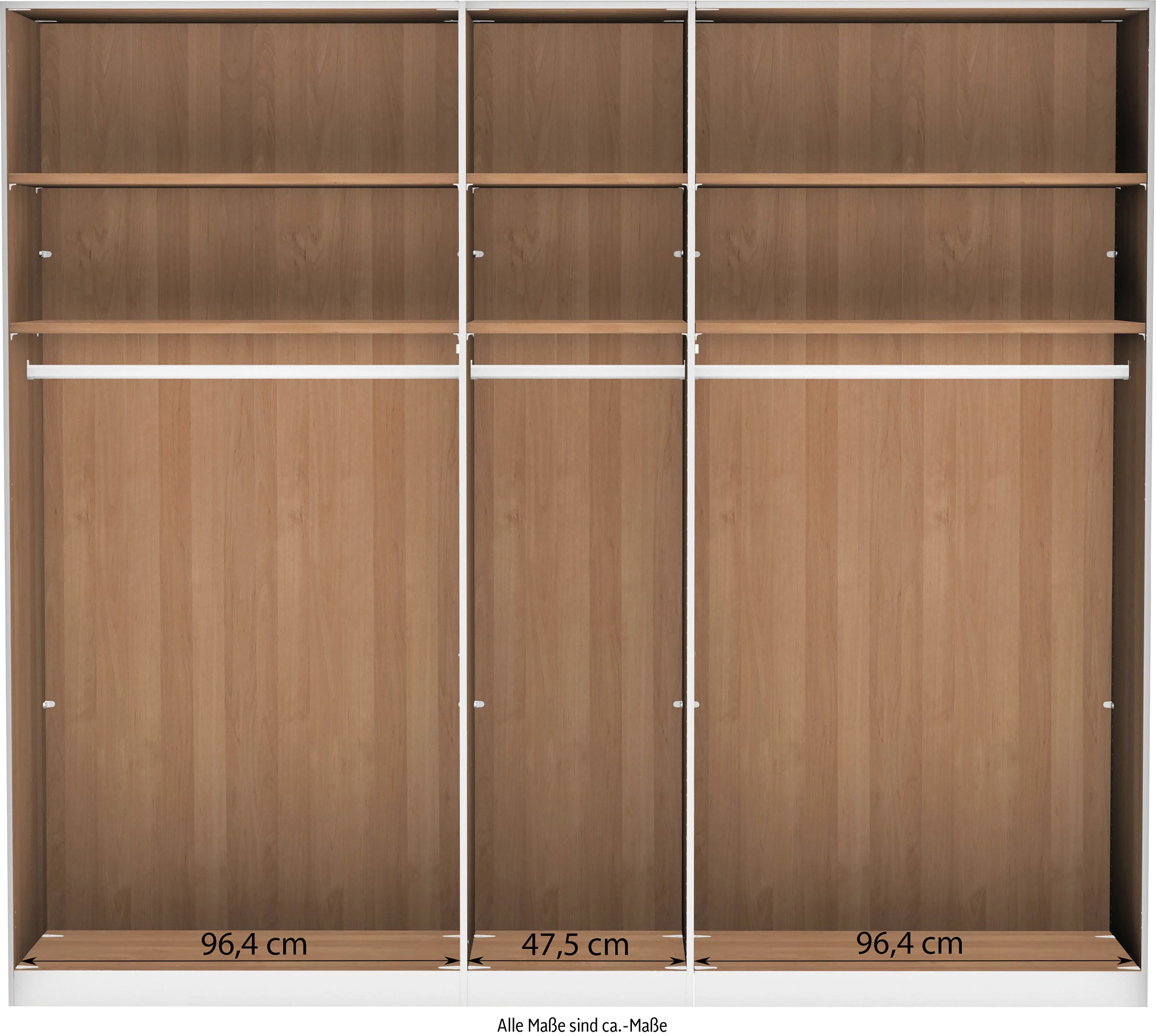 WIEMANN Drehtürenschrank "Cardiff, Massivholztüren in Kombination mit Glas- günstig online kaufen