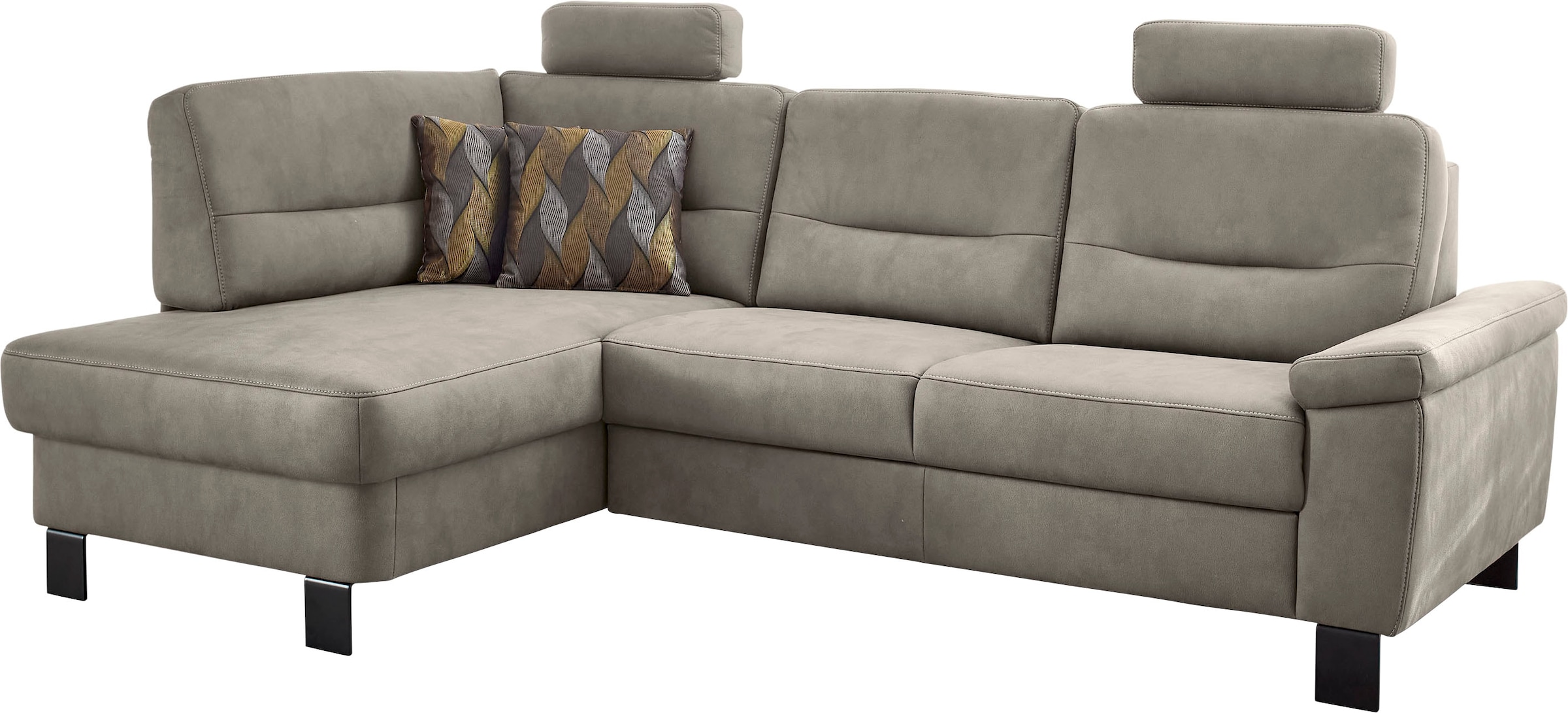 Die PlanBar Ecksofa "PP-PF23172 L-Form, Breite 244 cm" Eckgarnitur mit besonders kleinem Stellmaß ca. 160 x 244 cm
