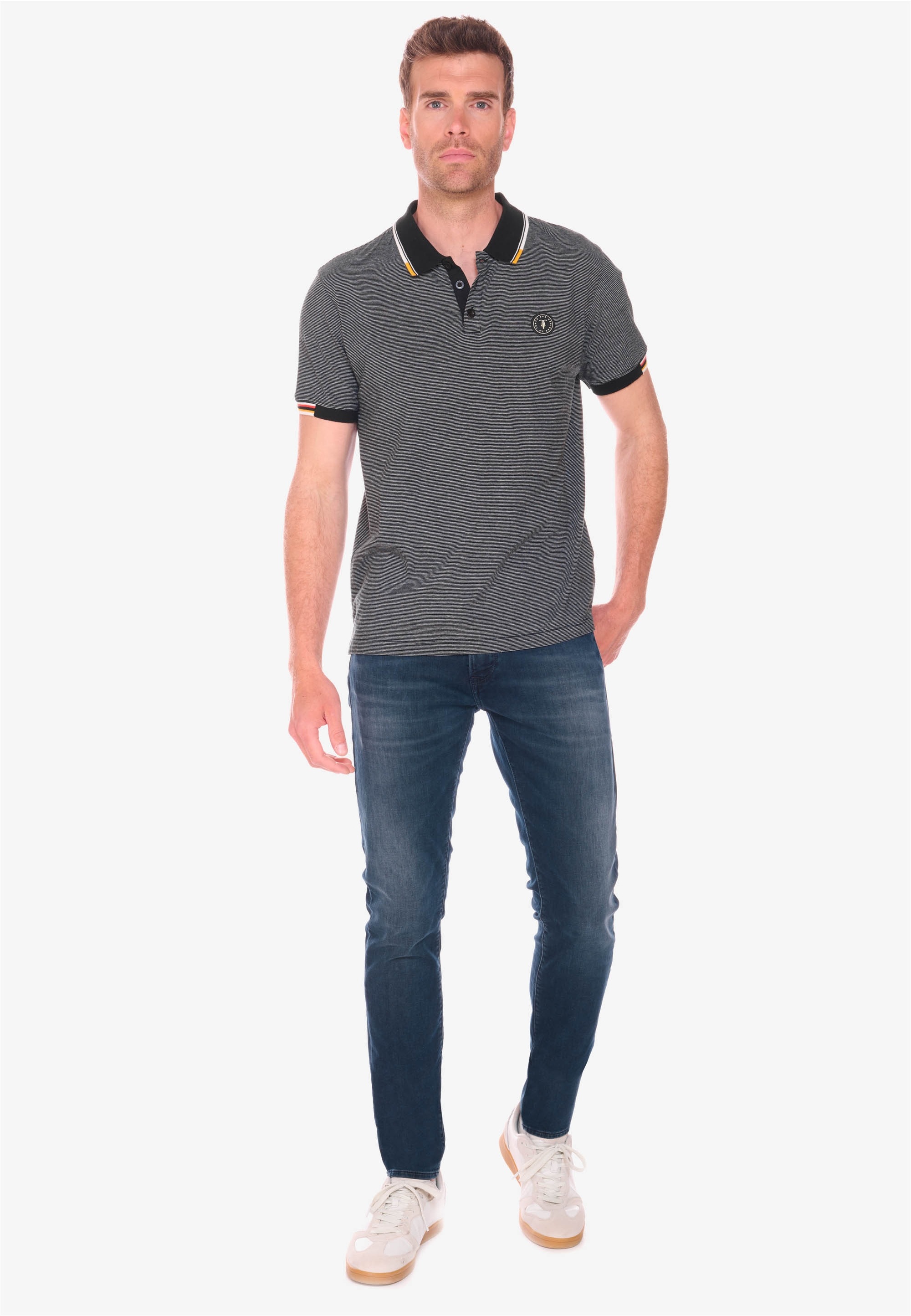 Le Temps Des Cerises Poloshirt »ALCOR«, im gestreiften Design