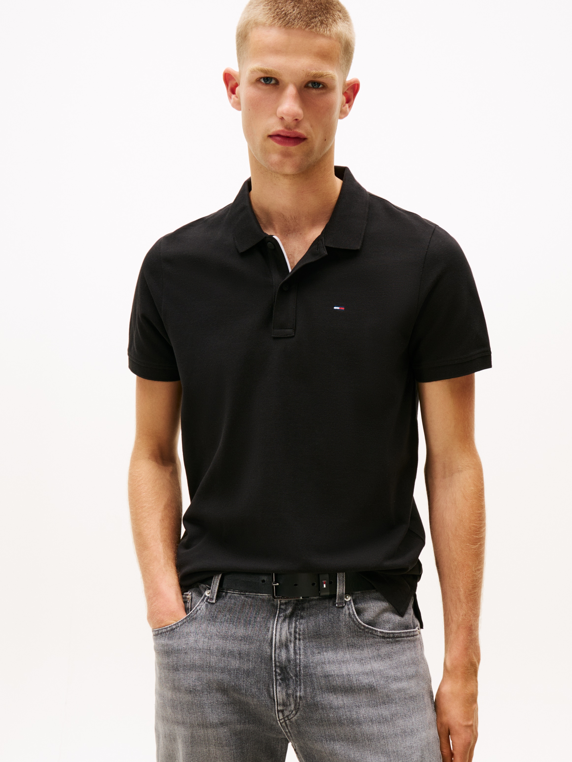 Tommy Jeans Poloshirt »TJM SLIM PLACKET POLO EXT«