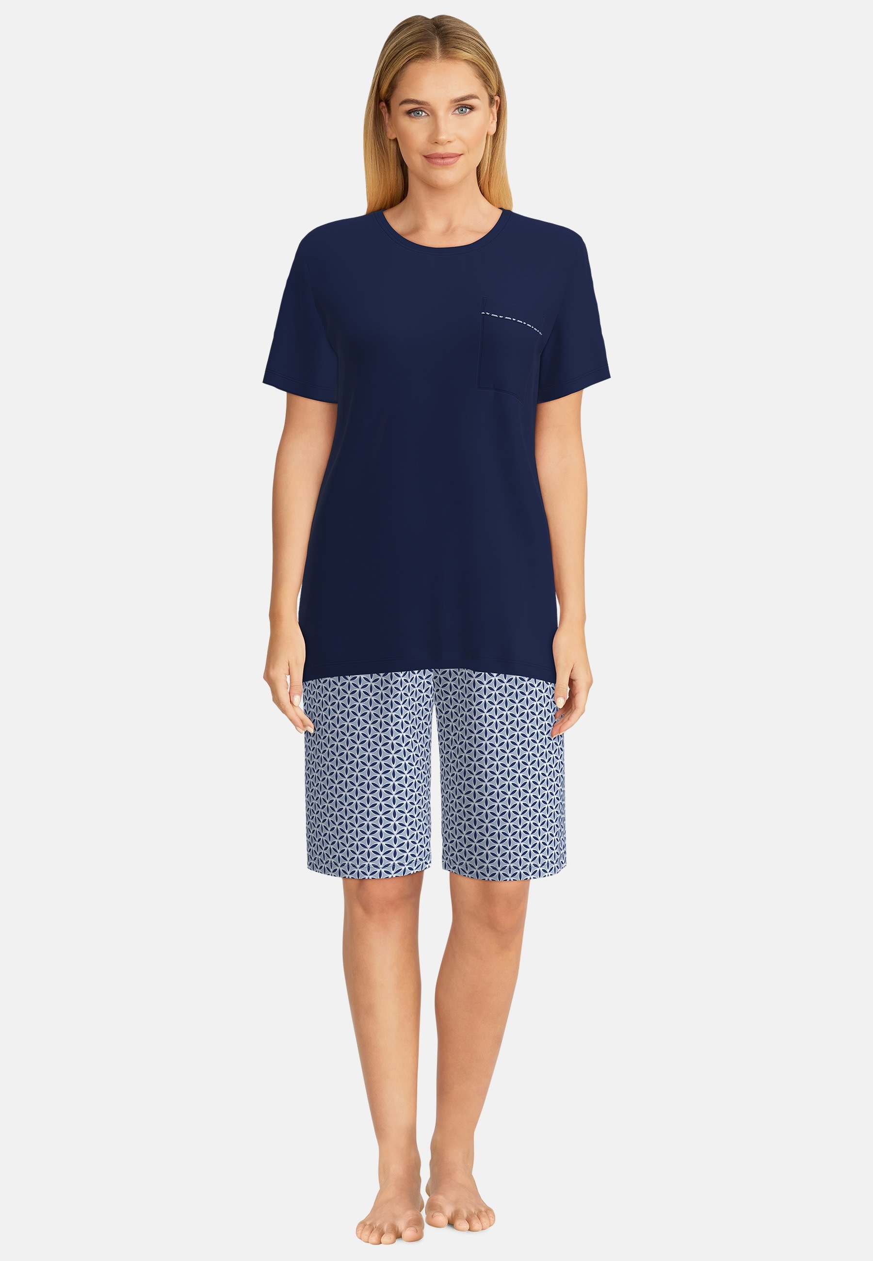 GÖTZBURG Shorty "Sligo", (2 tlg.), Kurzarm, Rundhalsausschnitt, kurze Hose günstig online kaufen