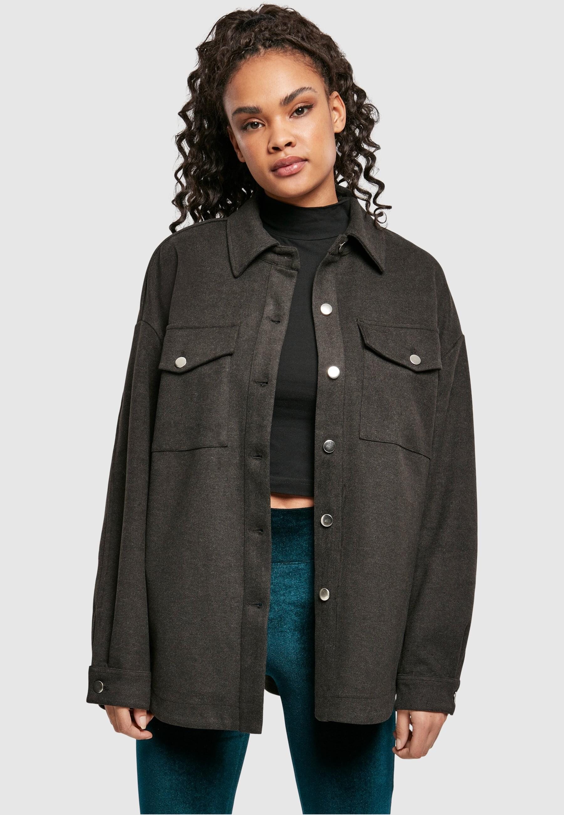 URBAN CLASSICS Hemdbluse »Urban Classics Damen Ladies Classic Overshirt«