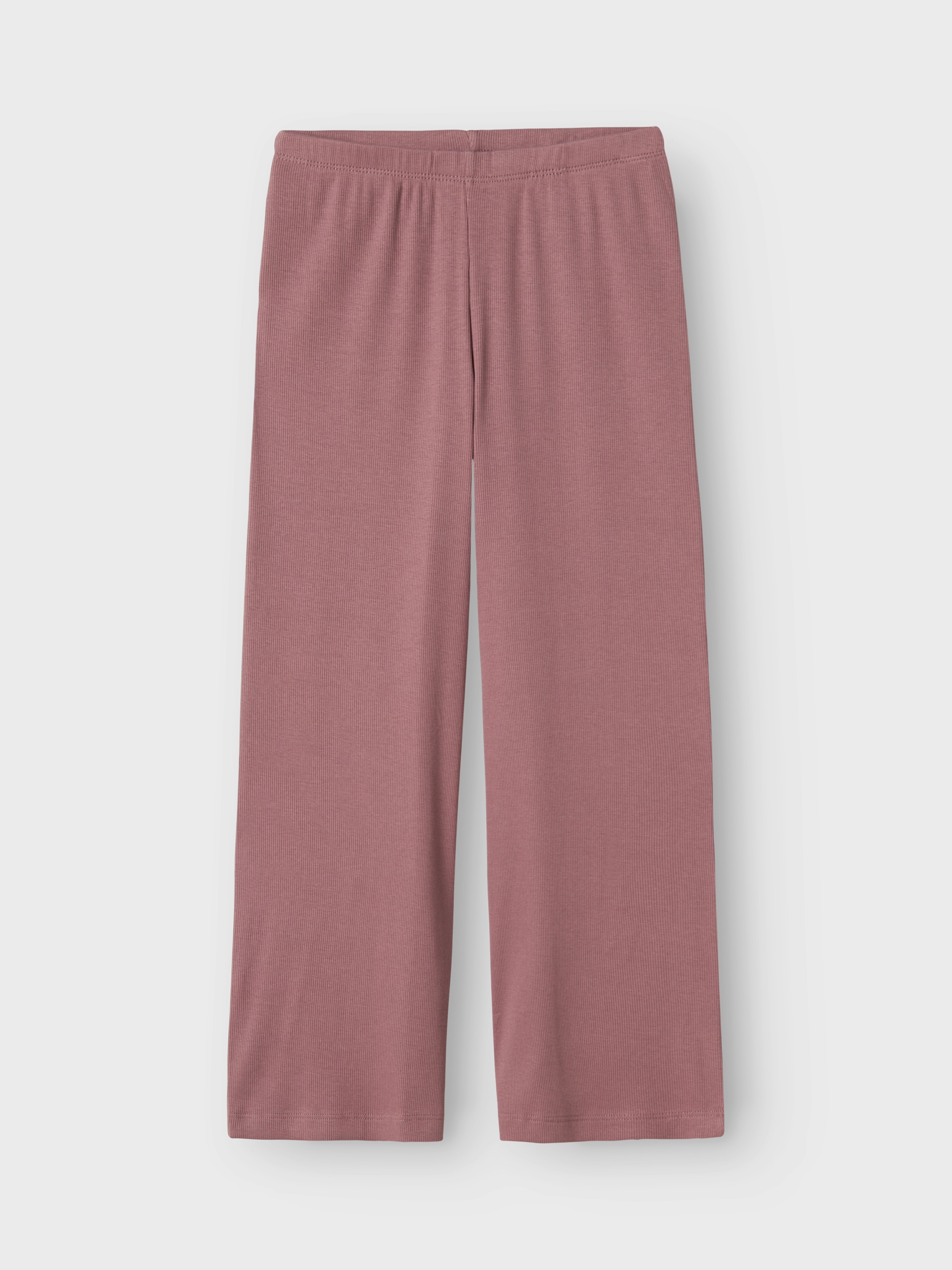 Name It Schlafanzug »NKFNIGHTSET MAUVE FLOWER LOOSE RIB NOOS«, (Set, 2 tlg.), in angenehm tragbarere Rippen-Qualität