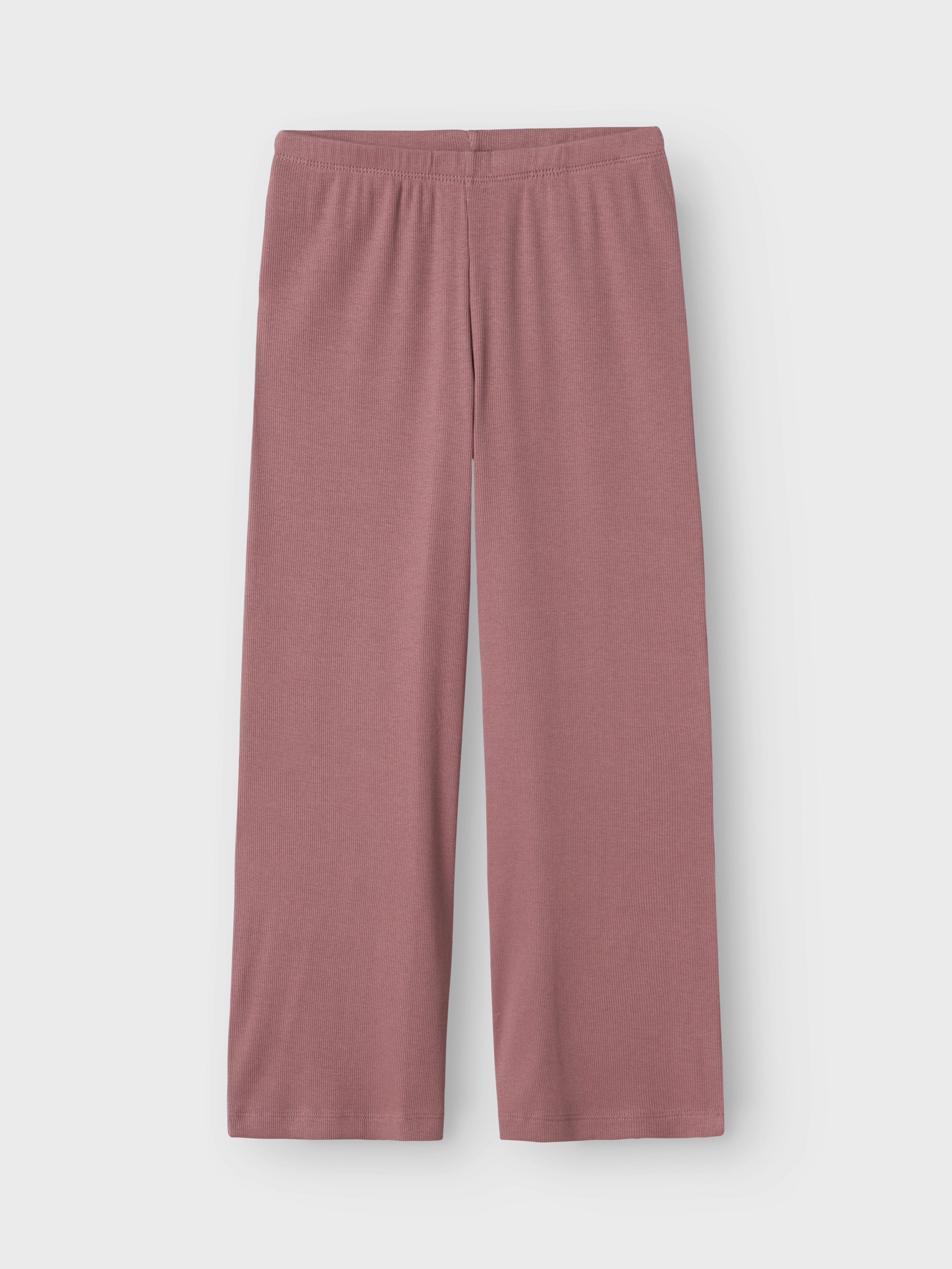 Thumbnail - Name It Schlafanzug "NKFNIGHTSET MAUVE FLOWER LOOSE RIB NOOS" Set, 2 Stk. tlg., in angenehm tragbarere Rippen-Qualität
