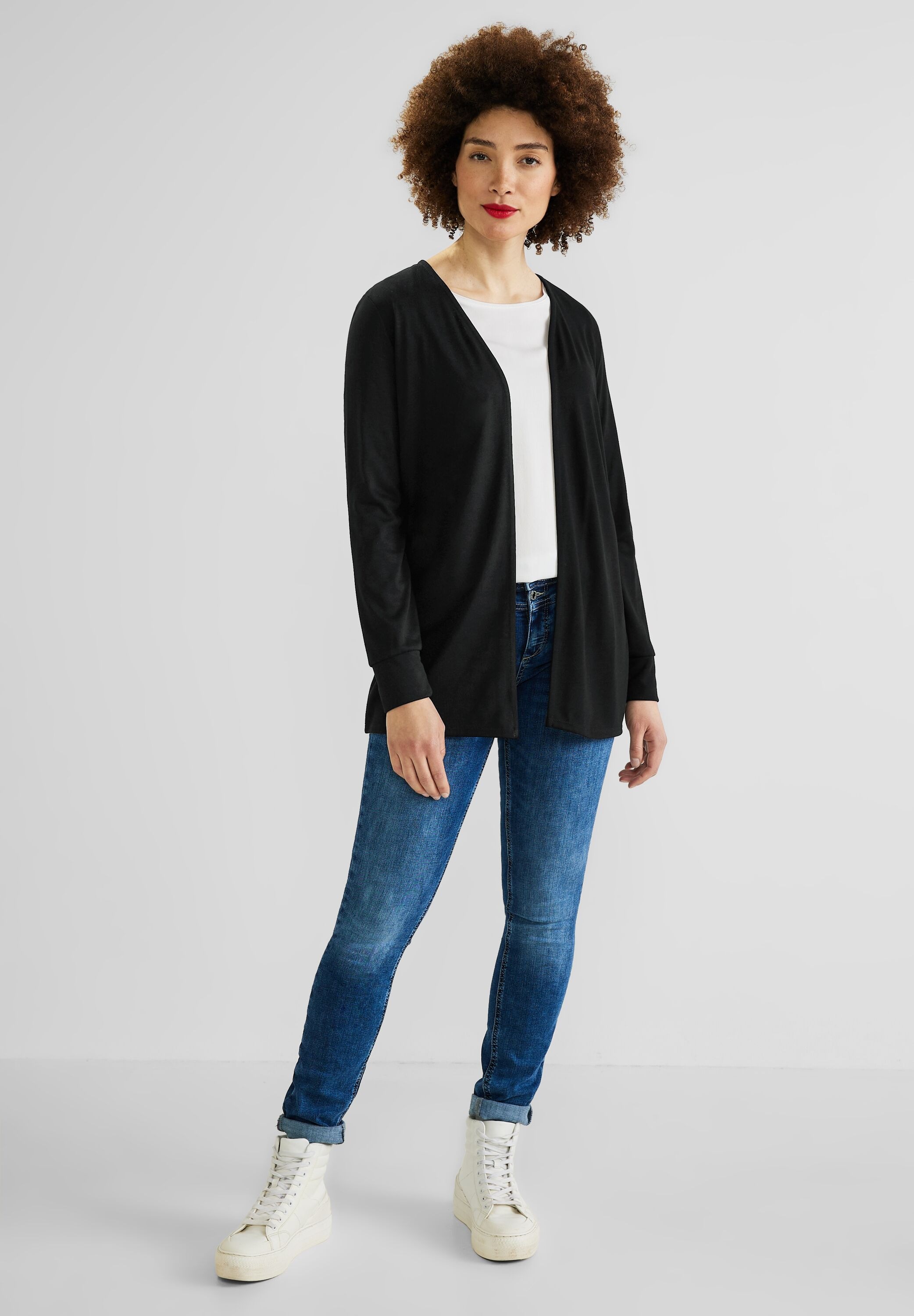 STREET ONE Shirtjacke, in Unifarbe