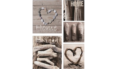 Bild »home sweet home«, (5 St.)