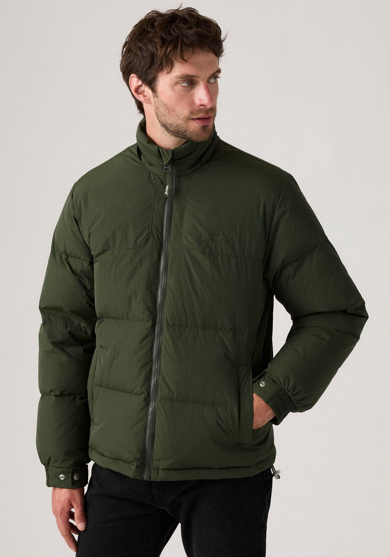 Levi's® Steppjacke »ROCKRIDGE SHORT PUFFER«, mit Kapuze