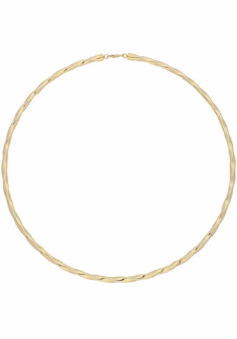 Halsreif »Schmuck Geschenk Gold 585, Fantasiekette gedrehte Optik«