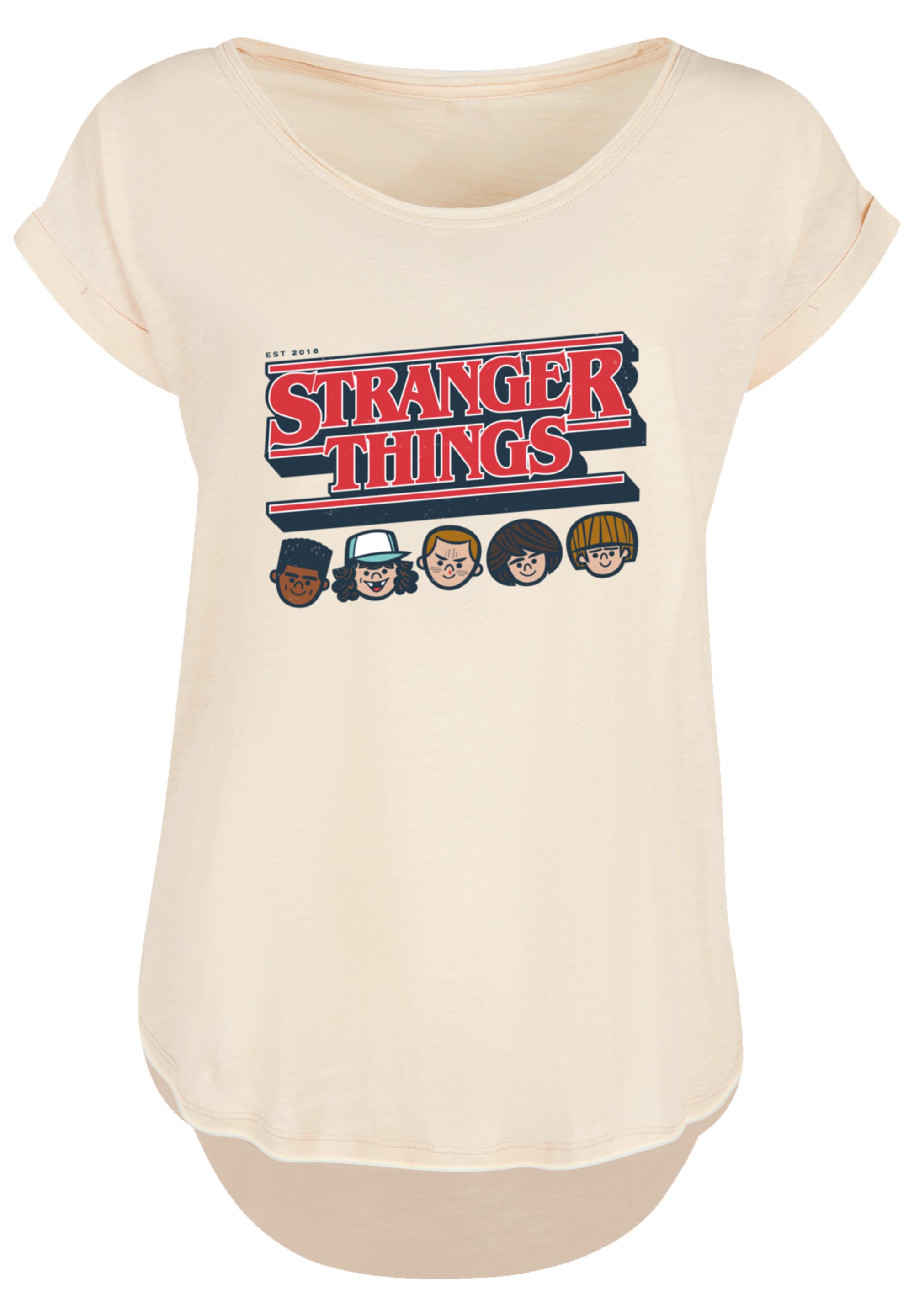 F4NT4STIC T-Shirt »Stranger Things Caricature Logo Netflix TV Series«, Premium Qualität
